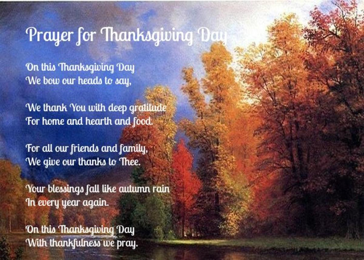 Best Thanksgiving Poems - Hubpages intended for Modern Thanksgiving Poems