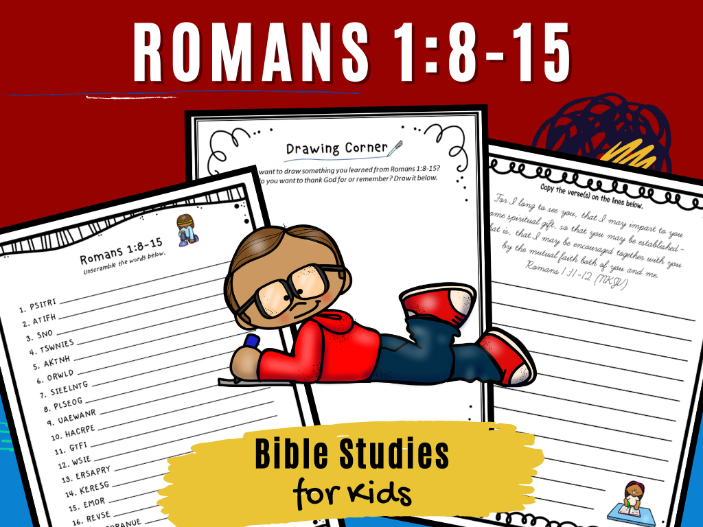 Bible Studies For Kids – Romans 1 Bundle – Deeper Kidmin within Free Printable Bible Study On Romans