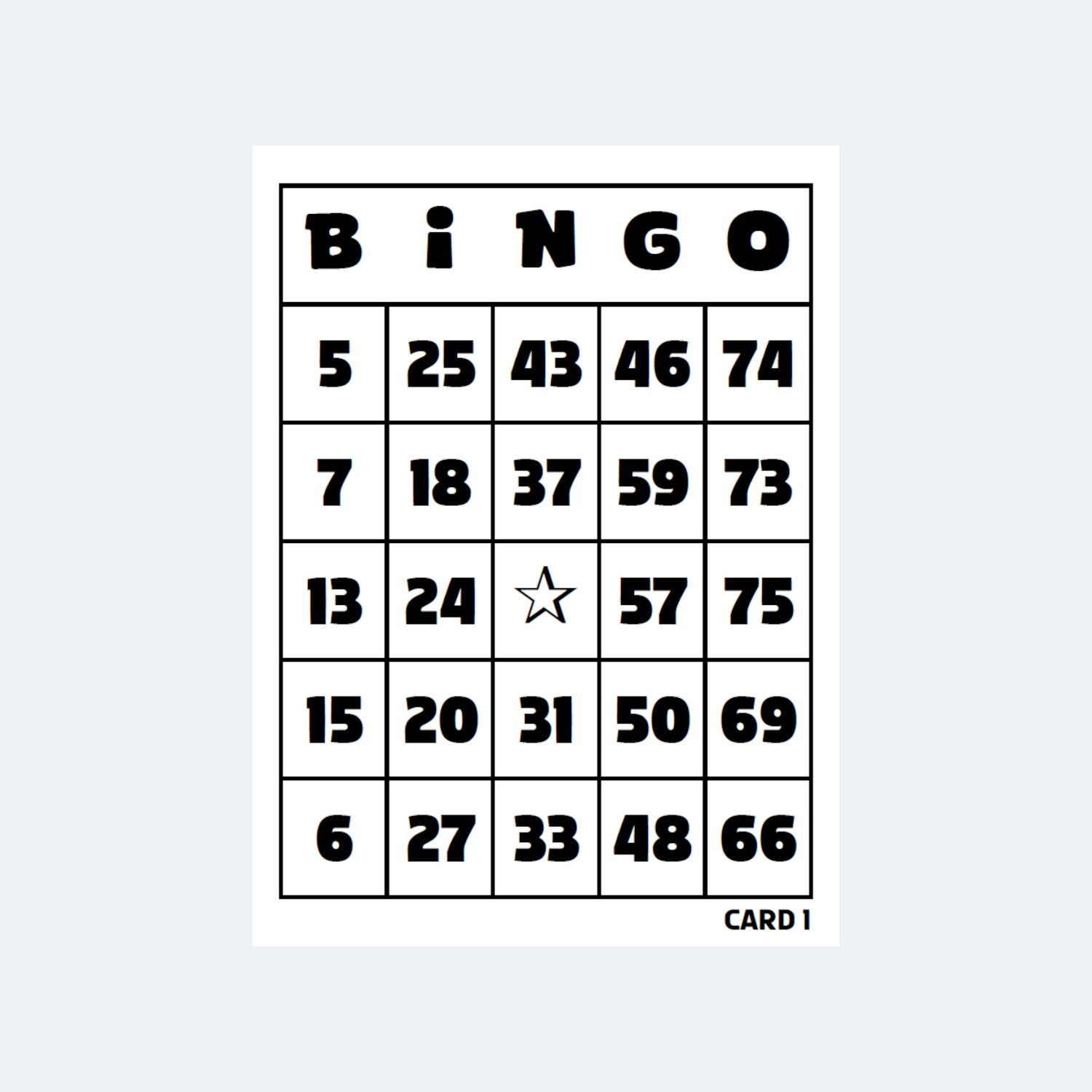 Bingokarten - 1 Bis 75 Bingokarten - 4 Pro Seite - 250 Seiten pertaining to Bingo Card Generator 1 75