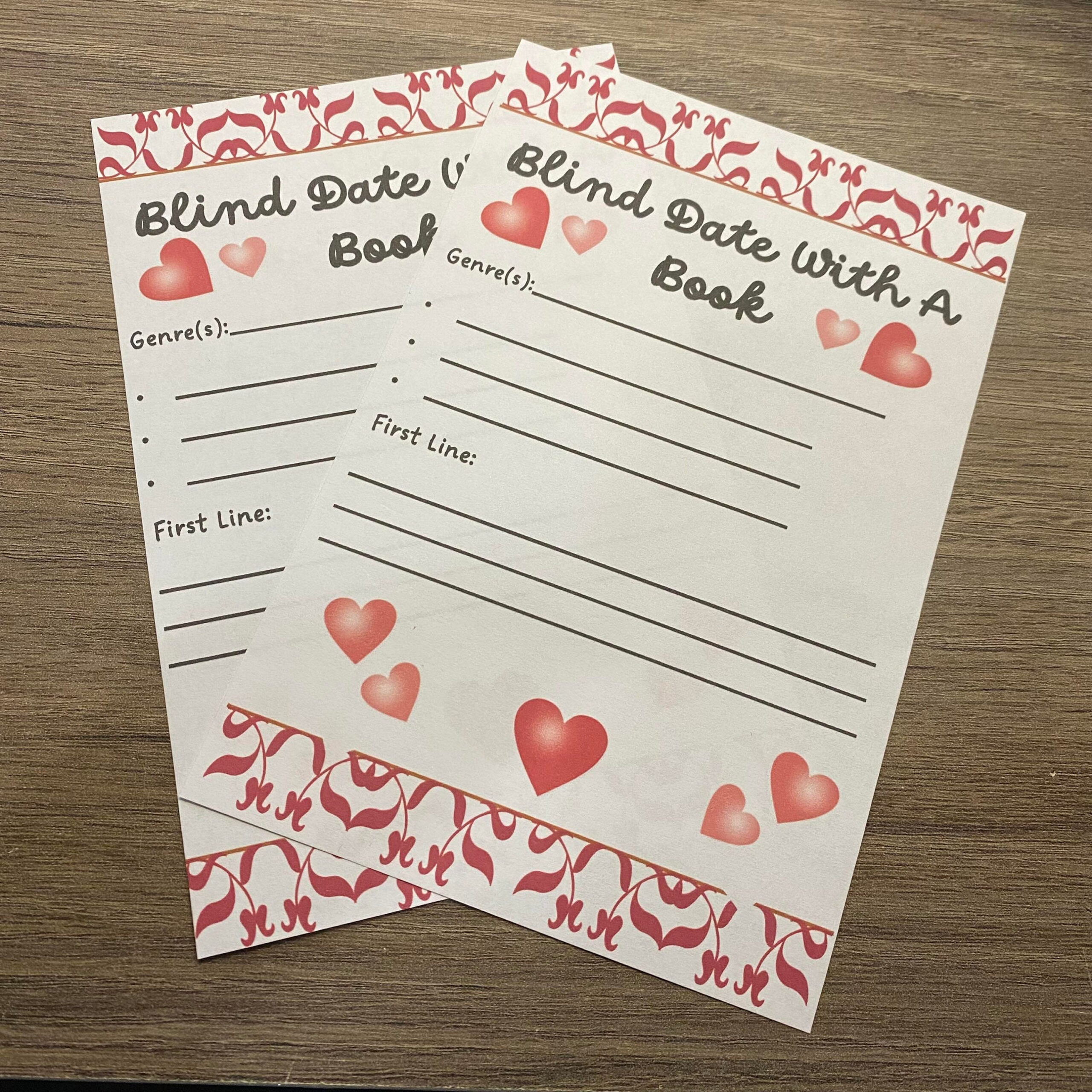 Blind Date With A Book Labels | Printables - Etsy with Printable Blind Date With a Book