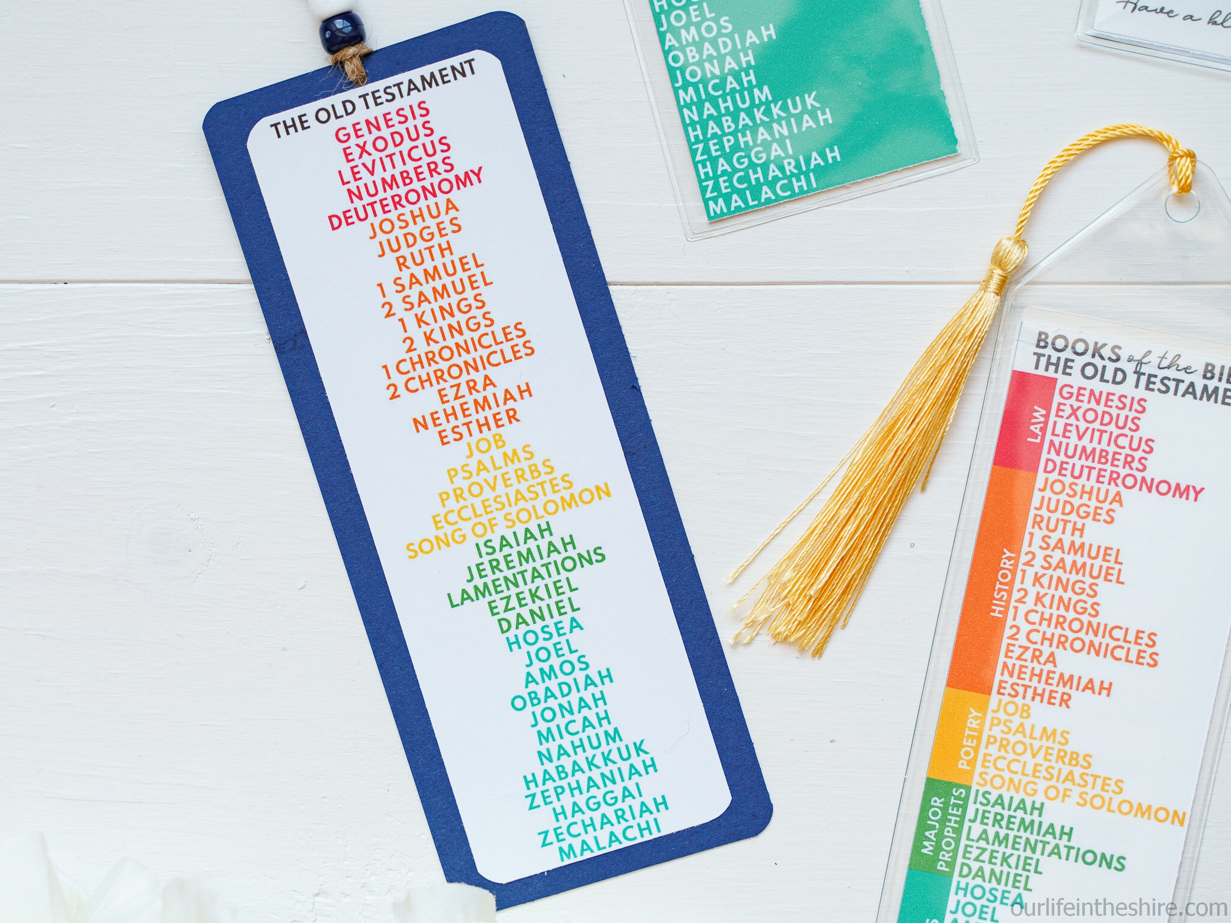 Books Of The Bible - Bookmarks! - Our Life In The Shire with regard to Free Printable Books of the Bible Bookmark