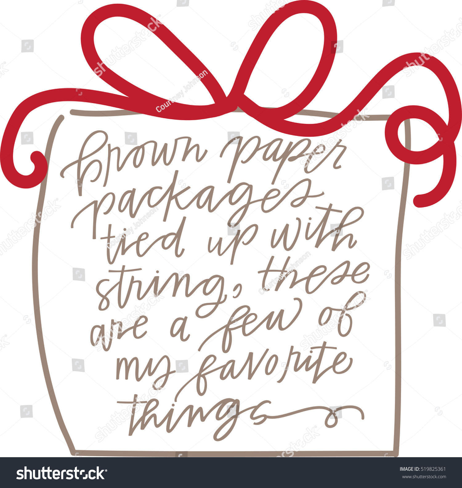 Brown Paper Packages Stock Vector (Royalty Free) 519825361 with Brown Paper Packages Tied Up With Strings Printable