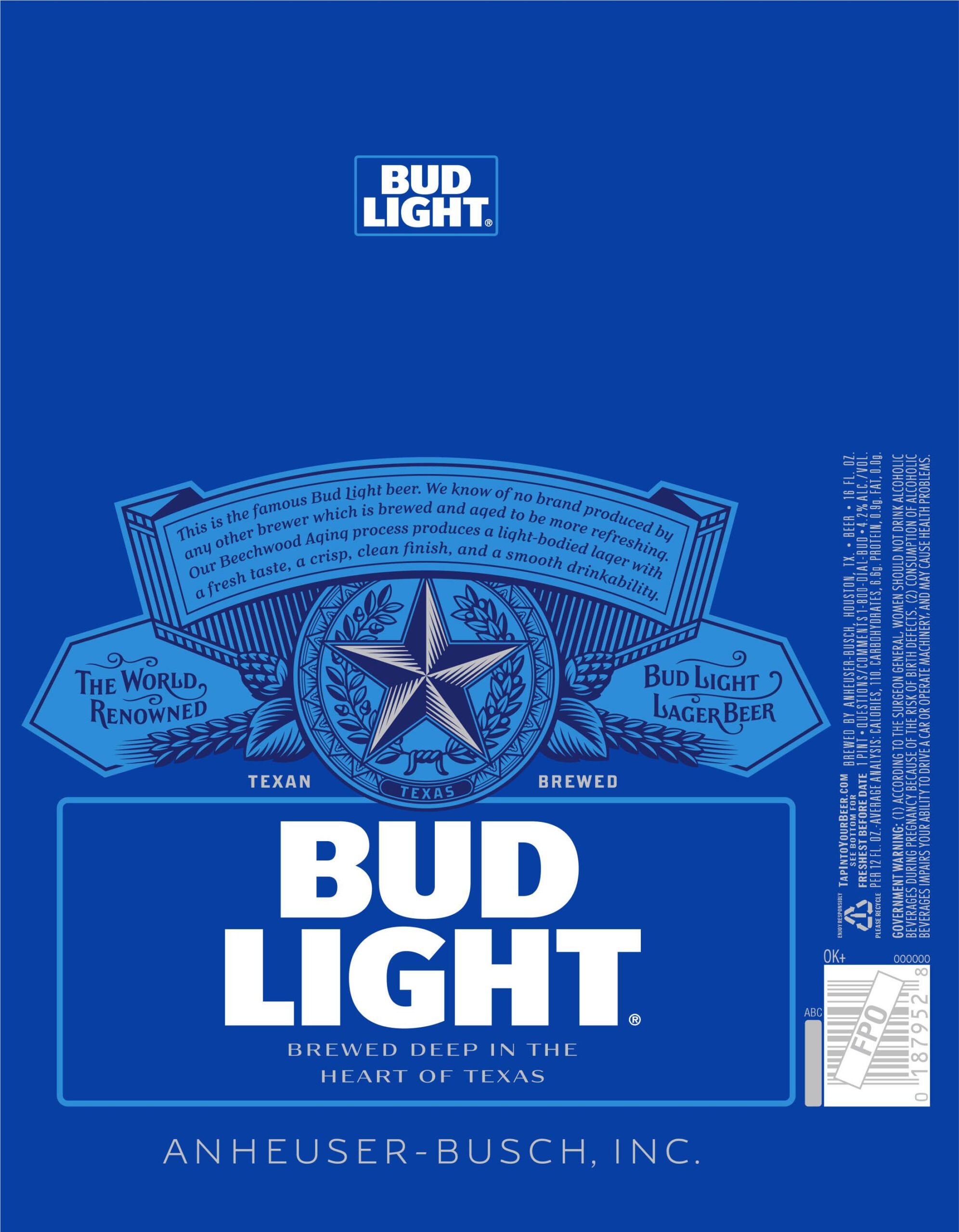 Bud Light To Roll A Texas Label? | Molson Coors Beer &amp;amp; Beyond regarding Printable Bud Light Label