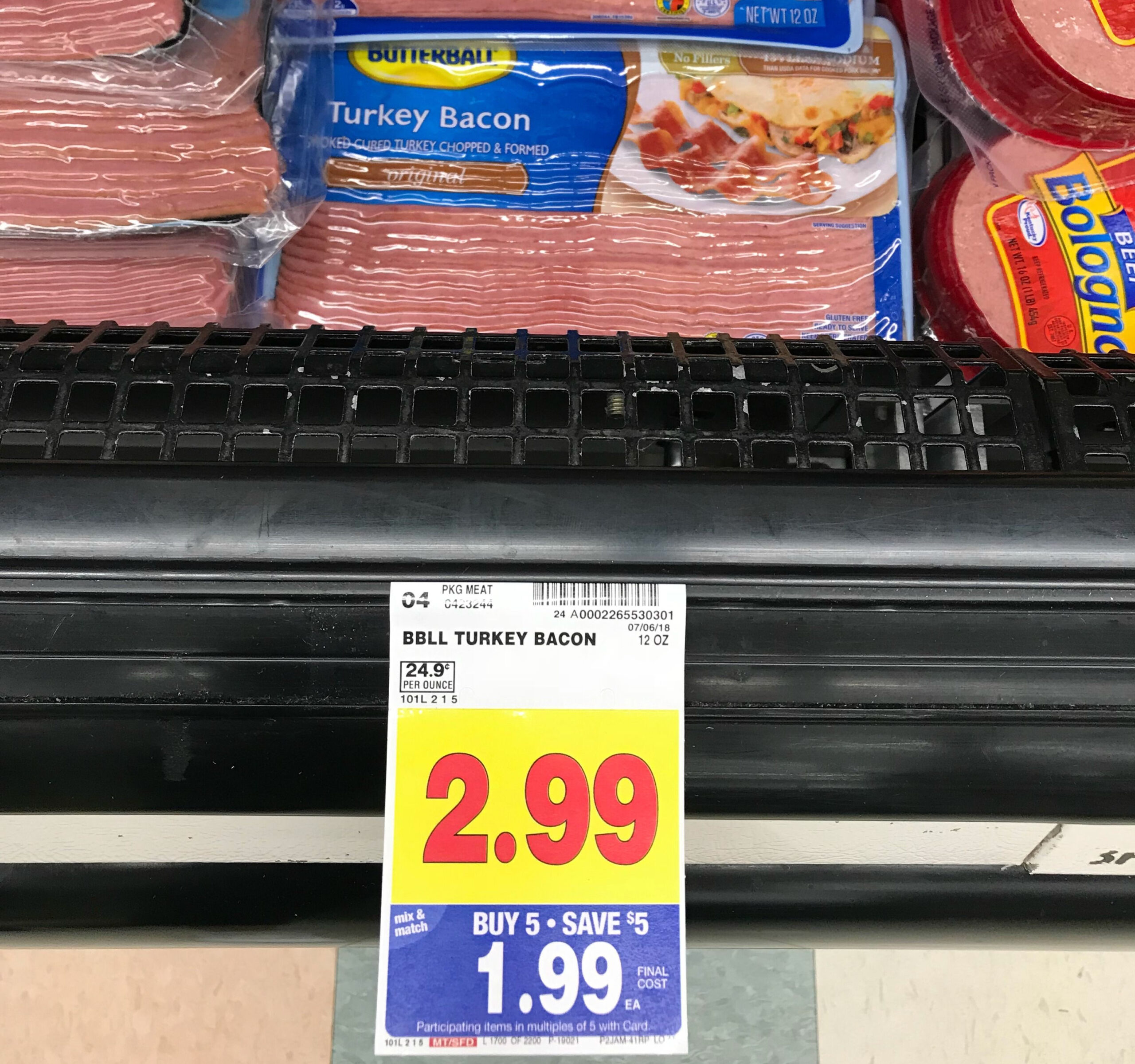 Butterball Turkey Bacon Only $0.94 With Kroger Mega Event in Butterball Turkey Coupons Printable