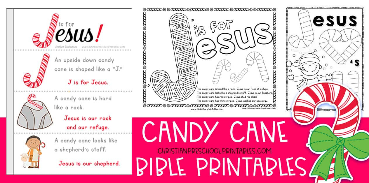 Candy Cane Bible Printables - Christian Preschool Printables within Candy Cane Story Printable Free