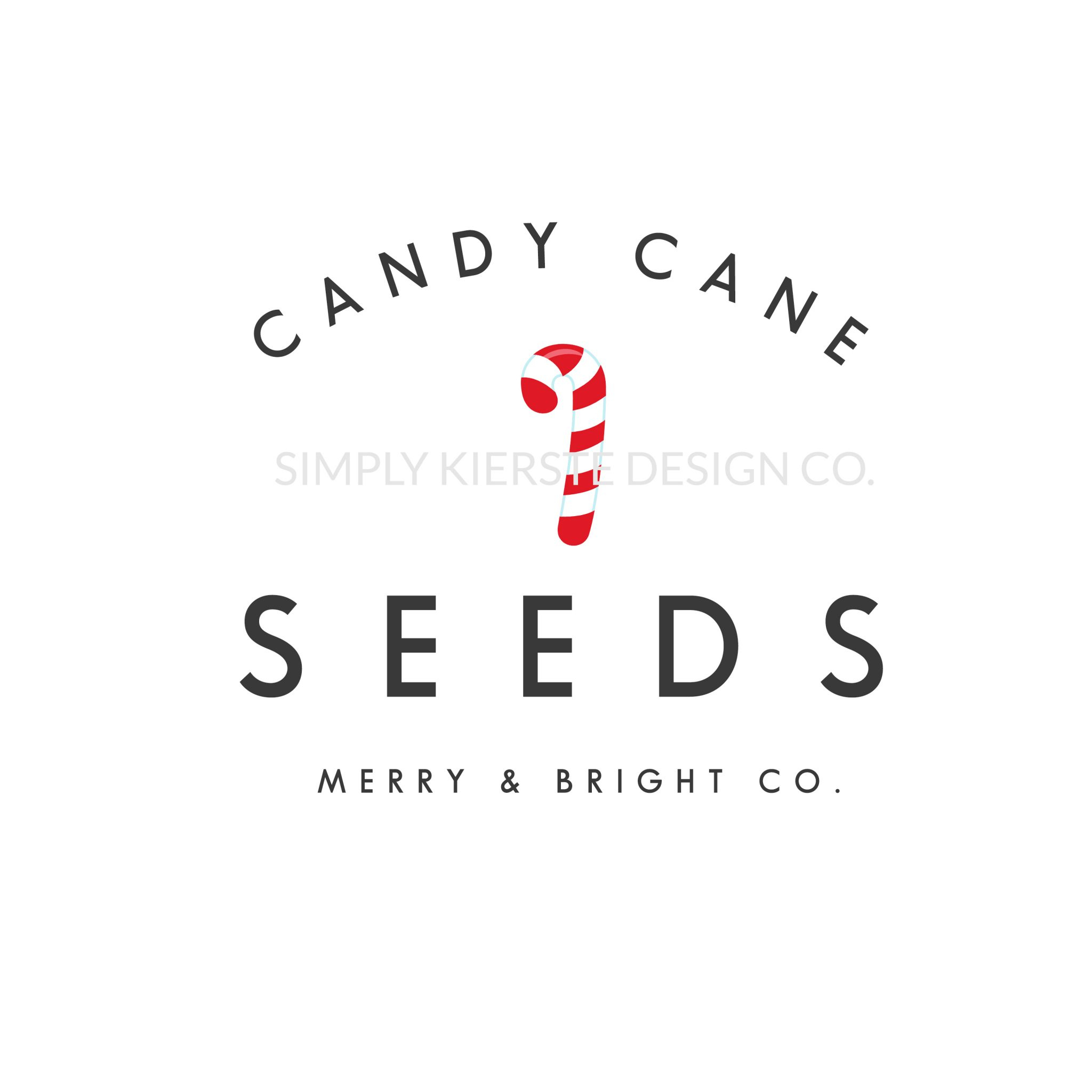 Candy Cane Seeds | Christmas Gift Idea & Printable with Candy Cane Seeds Free Printable