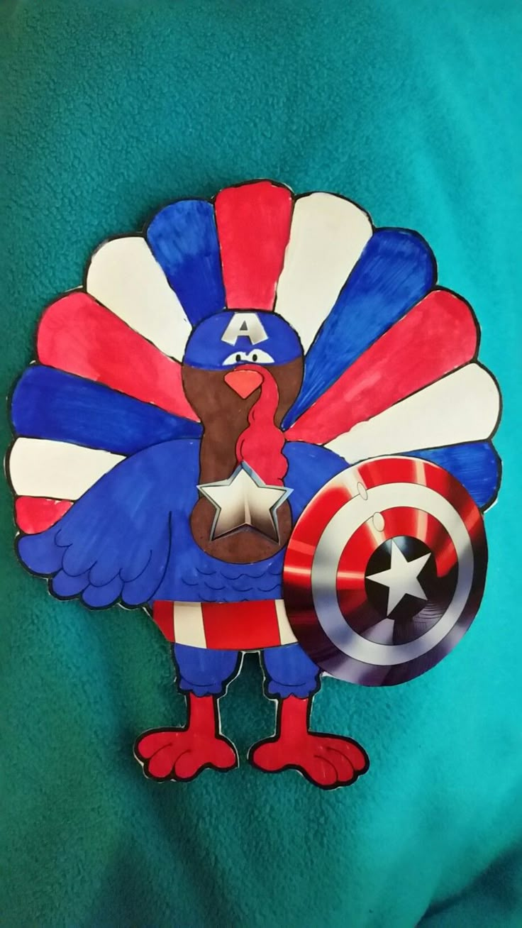 Captain America Turkey In Disguise with regard to Turkey In Disguise Captain America