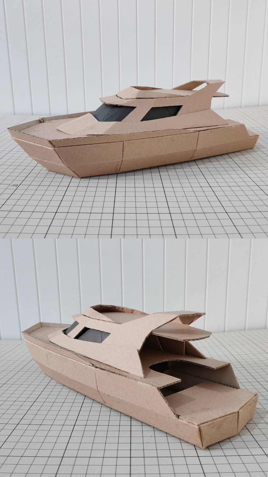 Cardboard Yacht Boat Templates within Printable Cardboard Boat Template