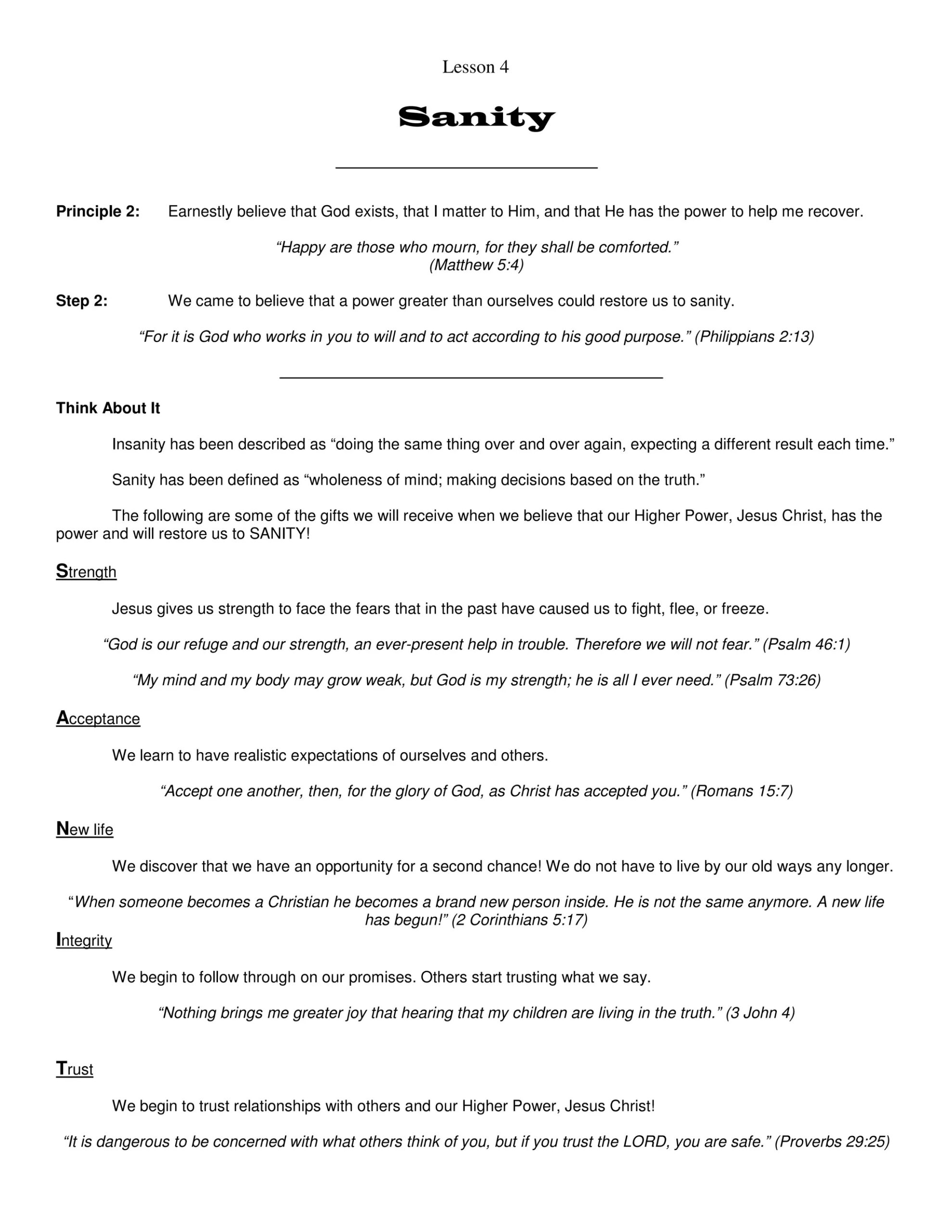 Celebrate Recovery Lesson 4 Addiction | Pdf with Free Printable Ladies Bible Study Lessons For Incarcerated and Addiction