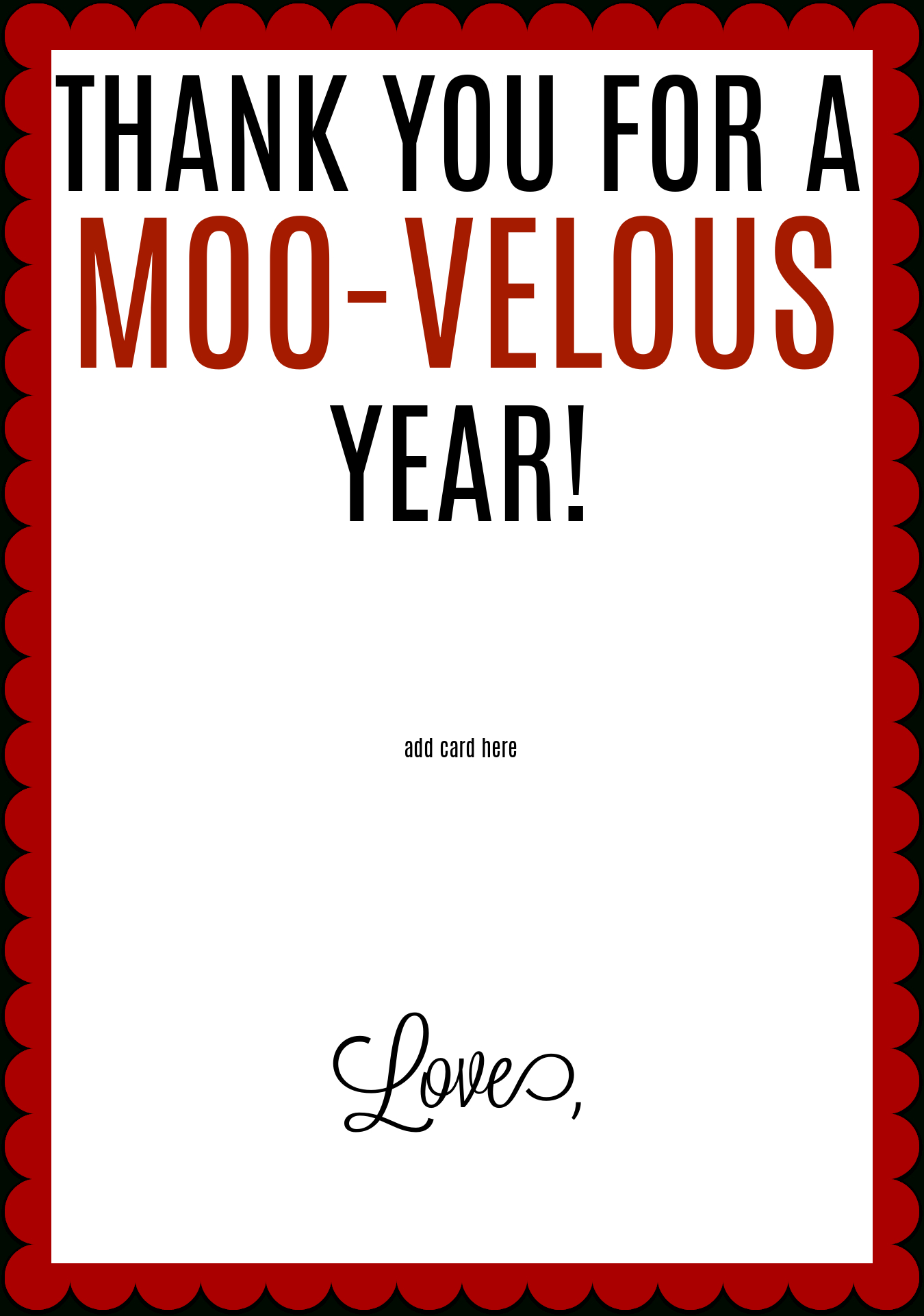 Chick Fil A Teacher Gift Tag Free inside Chick Fil a Teacher Appreciation Printable Free