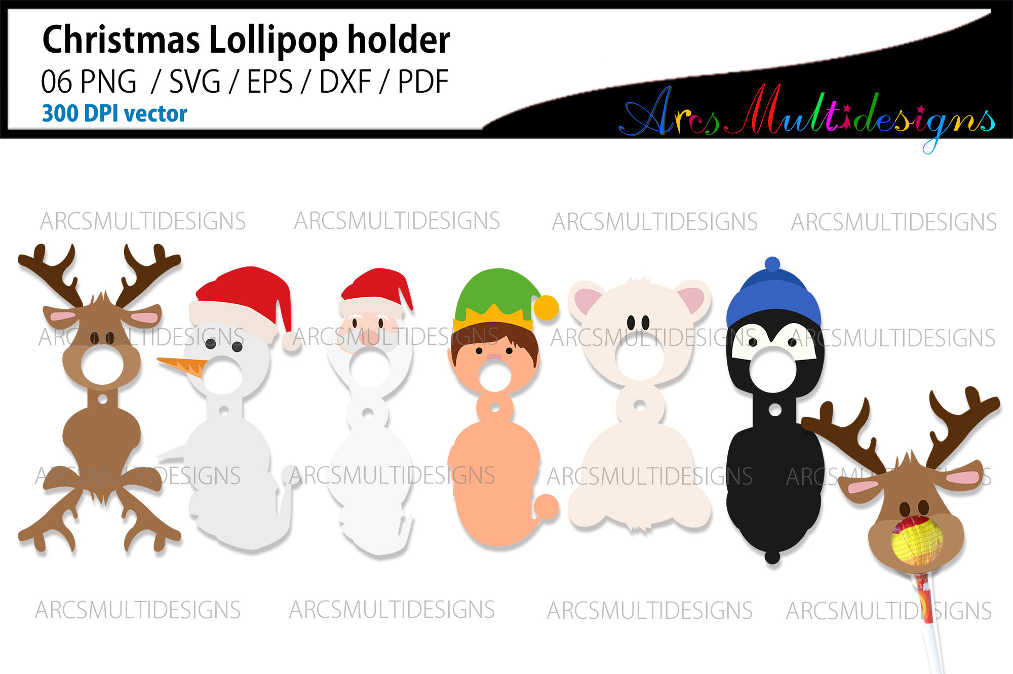 Christmas Lollipop Holder Templatearcsmultidesignsshop intended for Printable Lollipop Holder Template