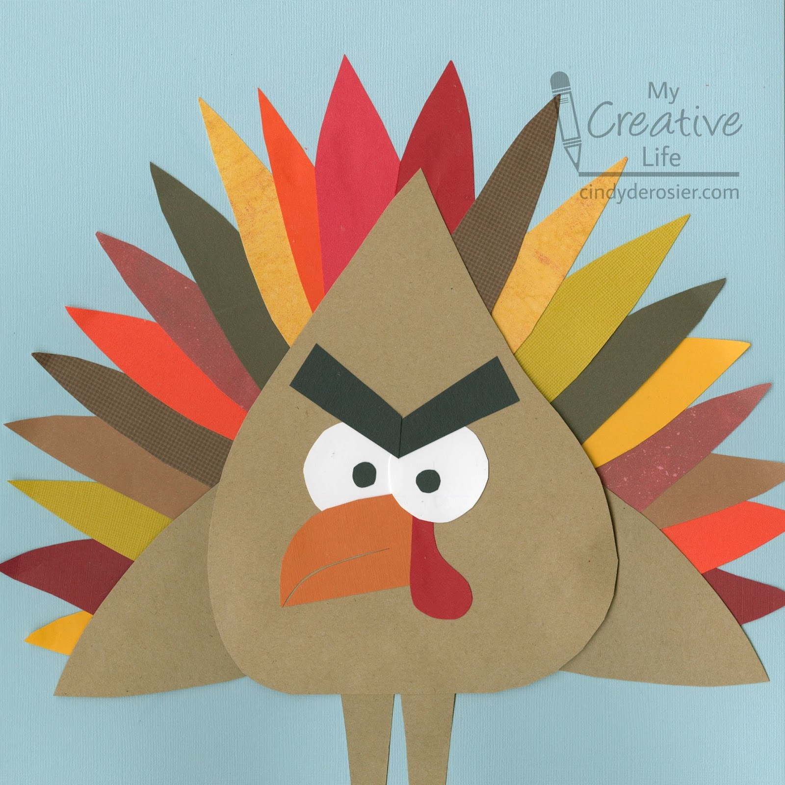 Cindy Derosier: My Creative Life: Angry Birds Turkey Thanksgiving throughout Turkey In Disguise Angry Bird