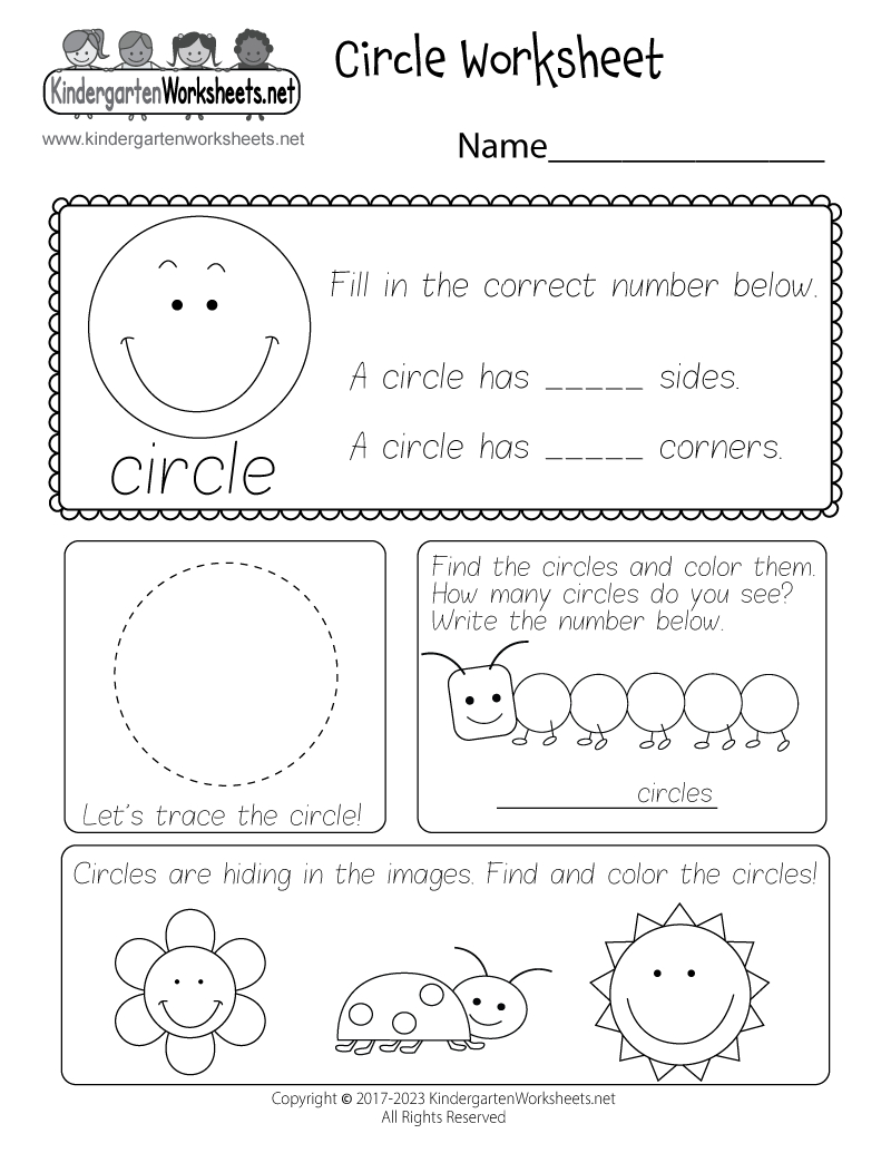 Circle Worksheet - Free Printable, Digital, &amp;amp; Pdf within Free Printable Circle Worksheet Preschool