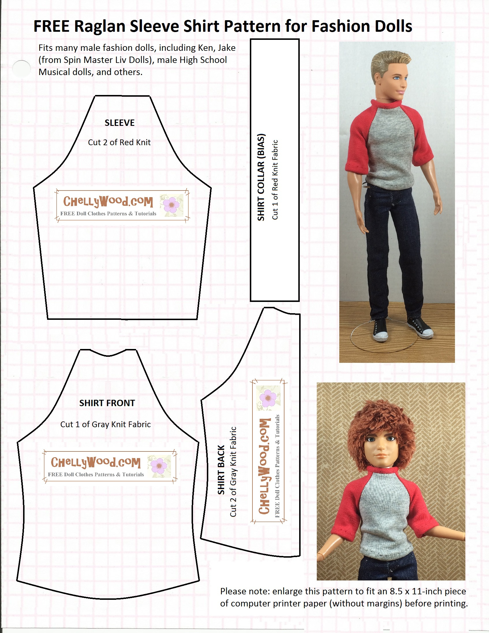 Coat Ken Doll Clothes Patterns Free Ken Doll Clothes Patterns Free pertaining to Free Printable Sewing Patterns For Ken Doll Clothes
