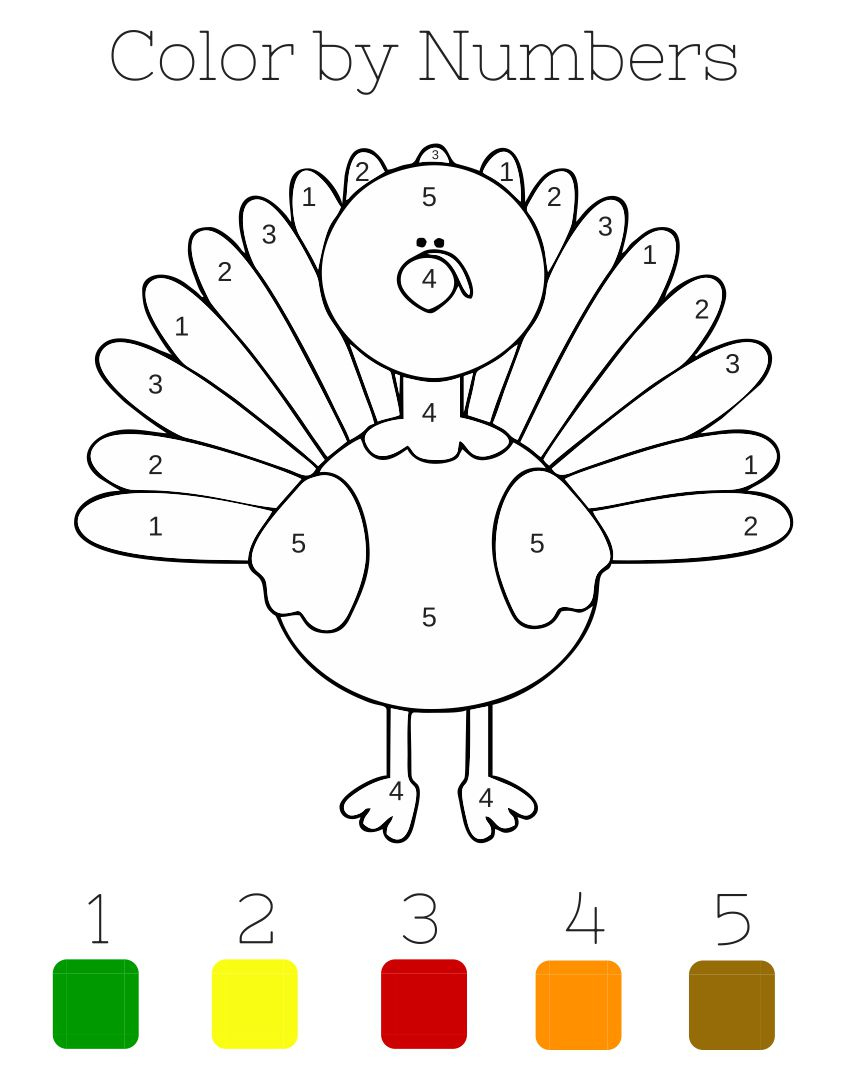 Colorletter Thanksgiving Preschool Worksheetsthe Keeper Of for Pre K Thanksgiving Printables