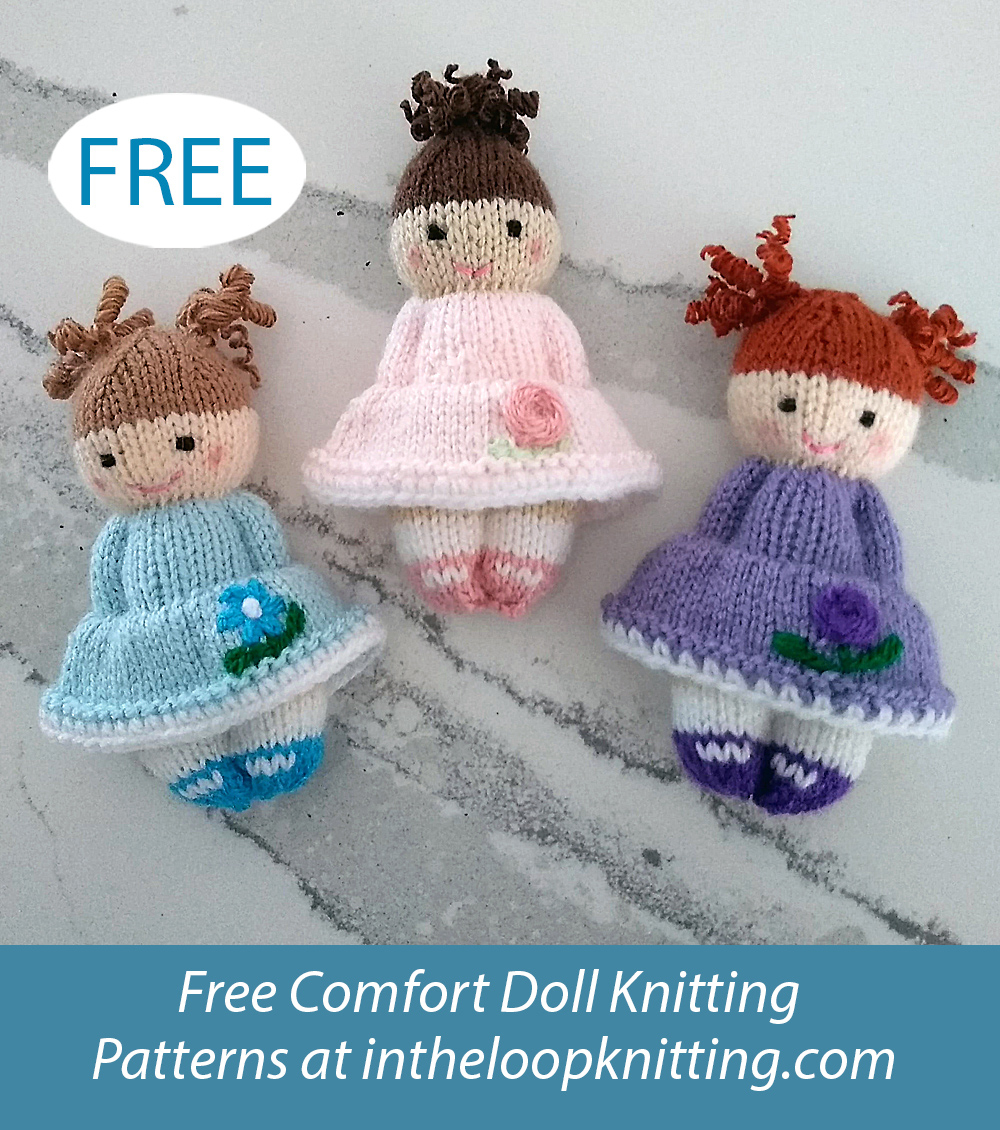 Comfort Doll Knitting Patterns - In The Loop Knitting intended for Printable Ravelry Free Knitting Patterns For Dolls