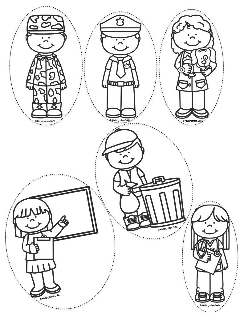 Community Helpers Stick Puppets intended for Free Printable Community Helper Puppets Template