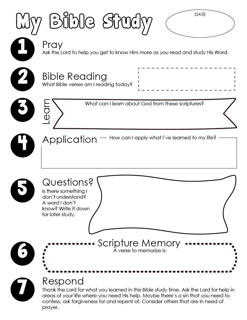 Completely Free Printable Bible Studies And Worksheets throughout Free Printable Bible Studies