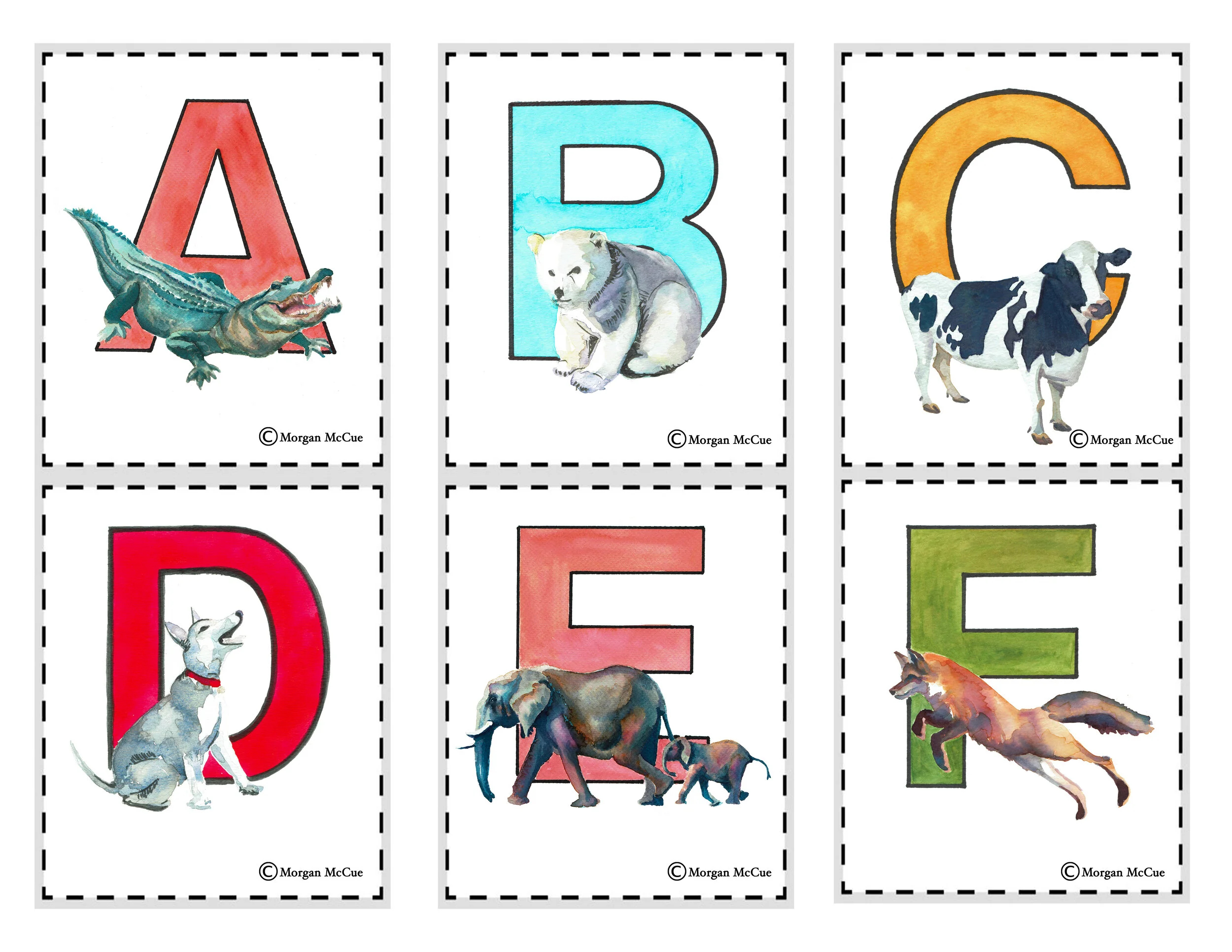 Corona Craft #5 - Alphabet Animal Printable - Morgan Mccue Artist with Alphabet Letters With Animals Printable