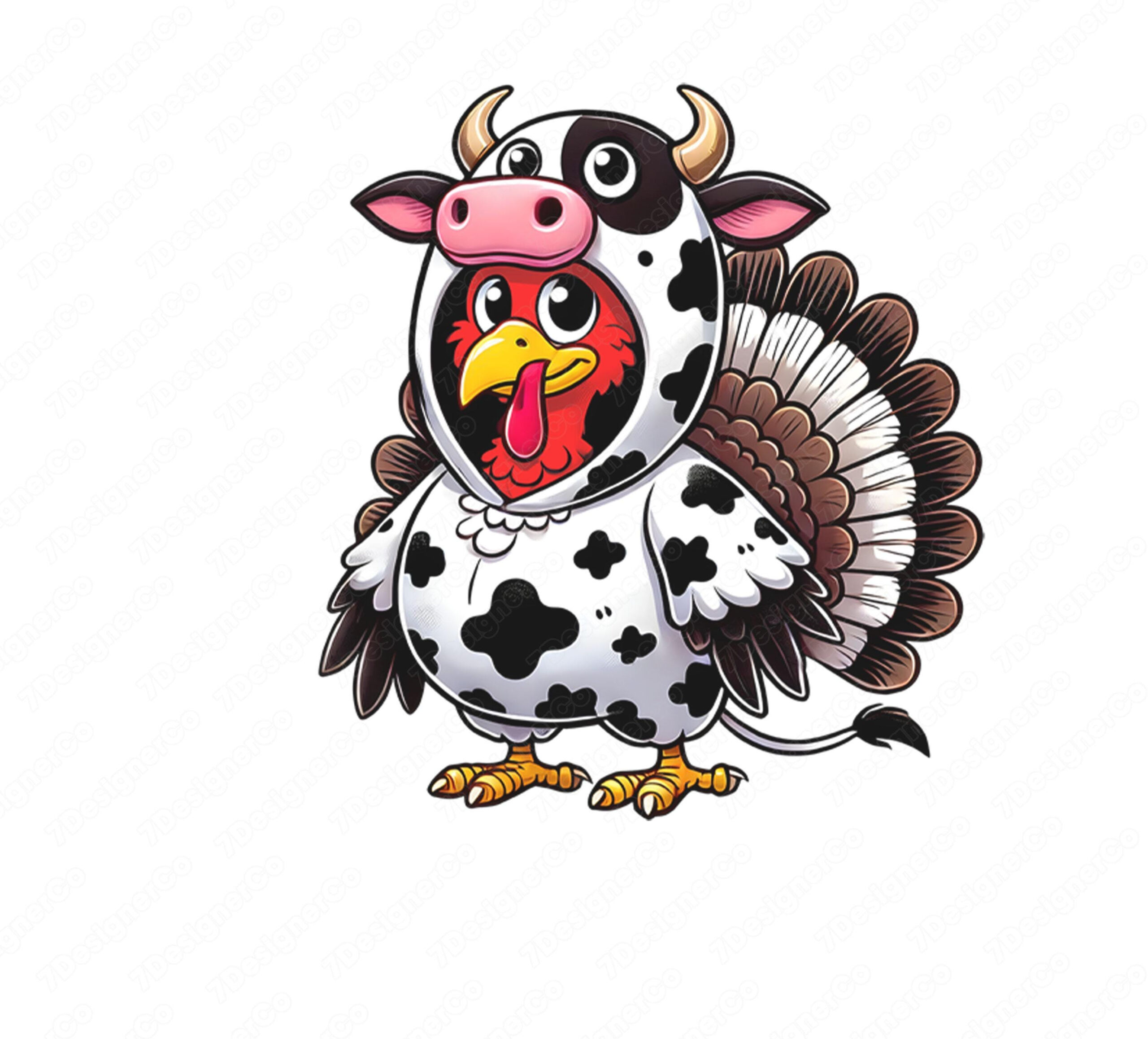 Cow Disguise - Etsy pertaining to Cow Turkey In Disguise