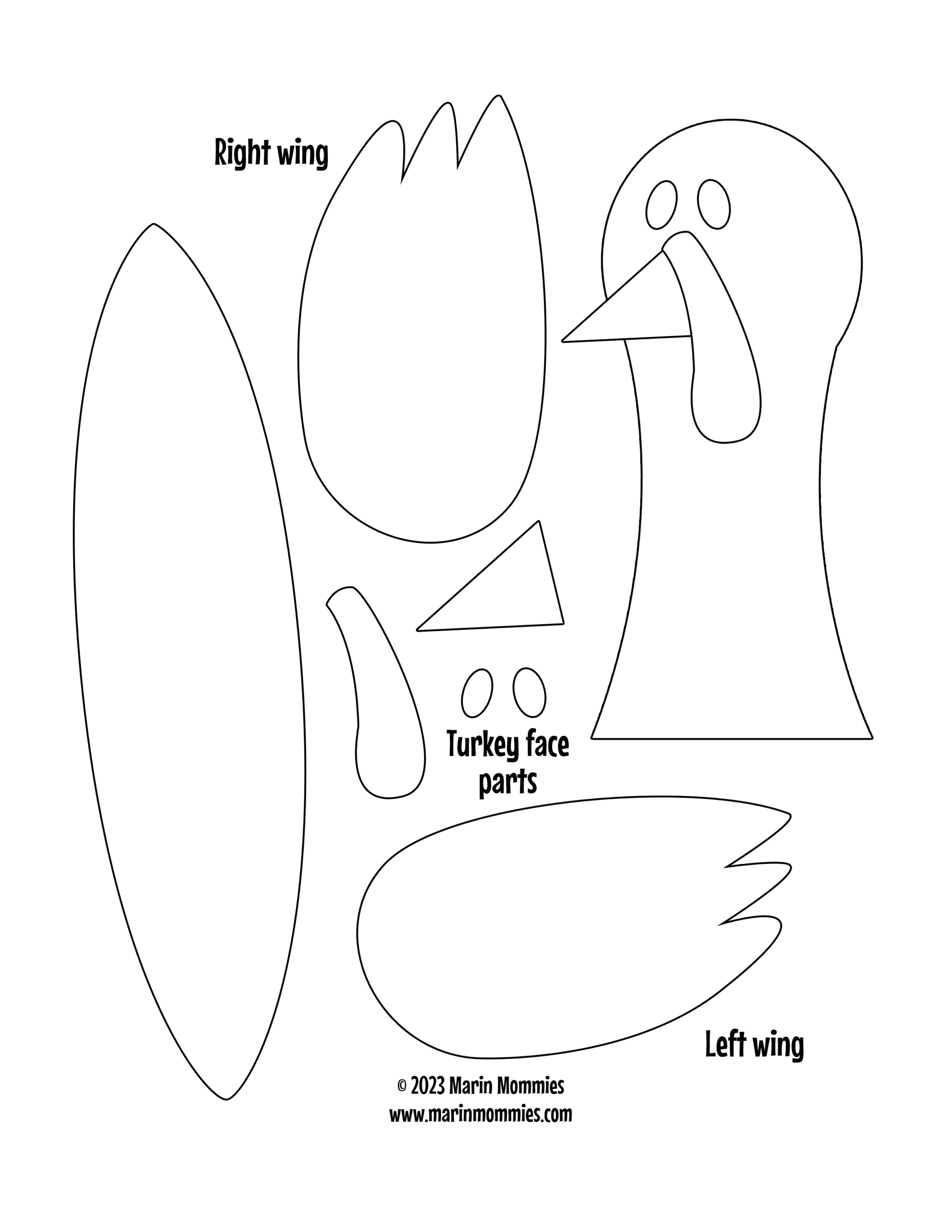 Create A Cute Pumpkin Turkey Centerpiece For Thanksgiving | Marin regarding Printable Turkey Head Template