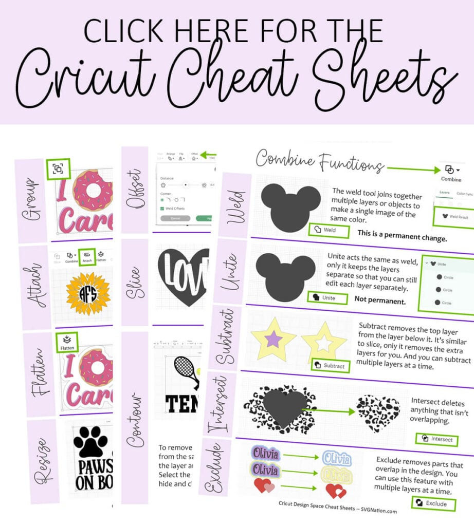 Cricut Cheat Sheet For 12 Popular Design Space Tasks! throughout Free Printable Cricut Cheat Sheets