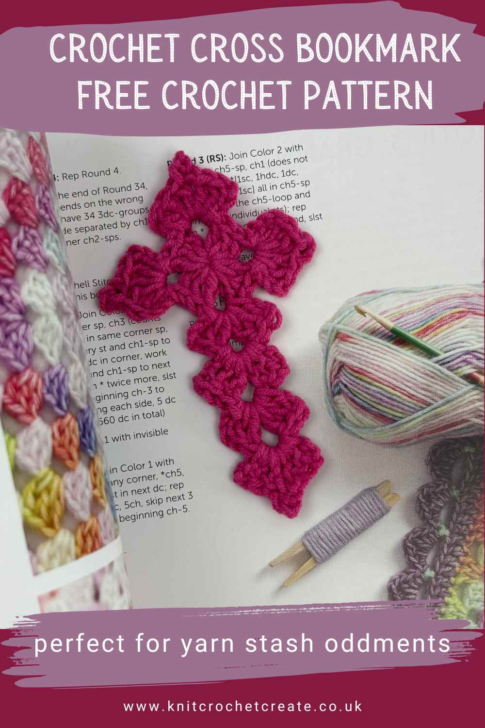 Crochet Cross Bookmark Free Pattern within Free Printable Crochet Cross Bookmark Patterns