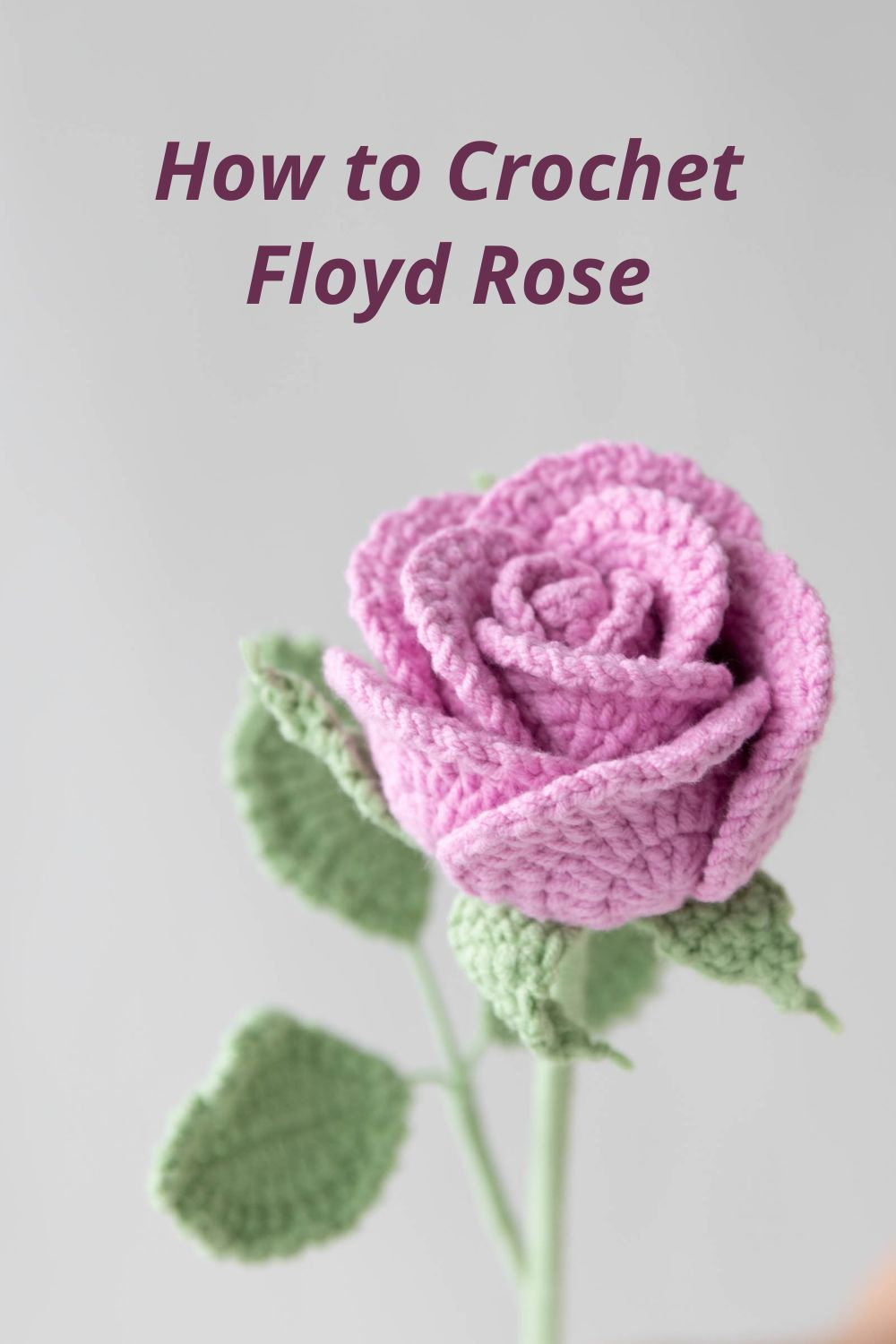 Crochet Floyd Rose - Free Pattern - Hookok pertaining to Free Printable Crochet Rose Pattern