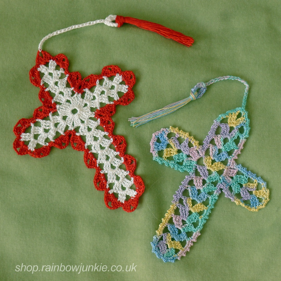 Cross Bookmark – Two Patterns – Rainbow Junkie regarding Free Printable Crochet Cross Bookmark Patterns