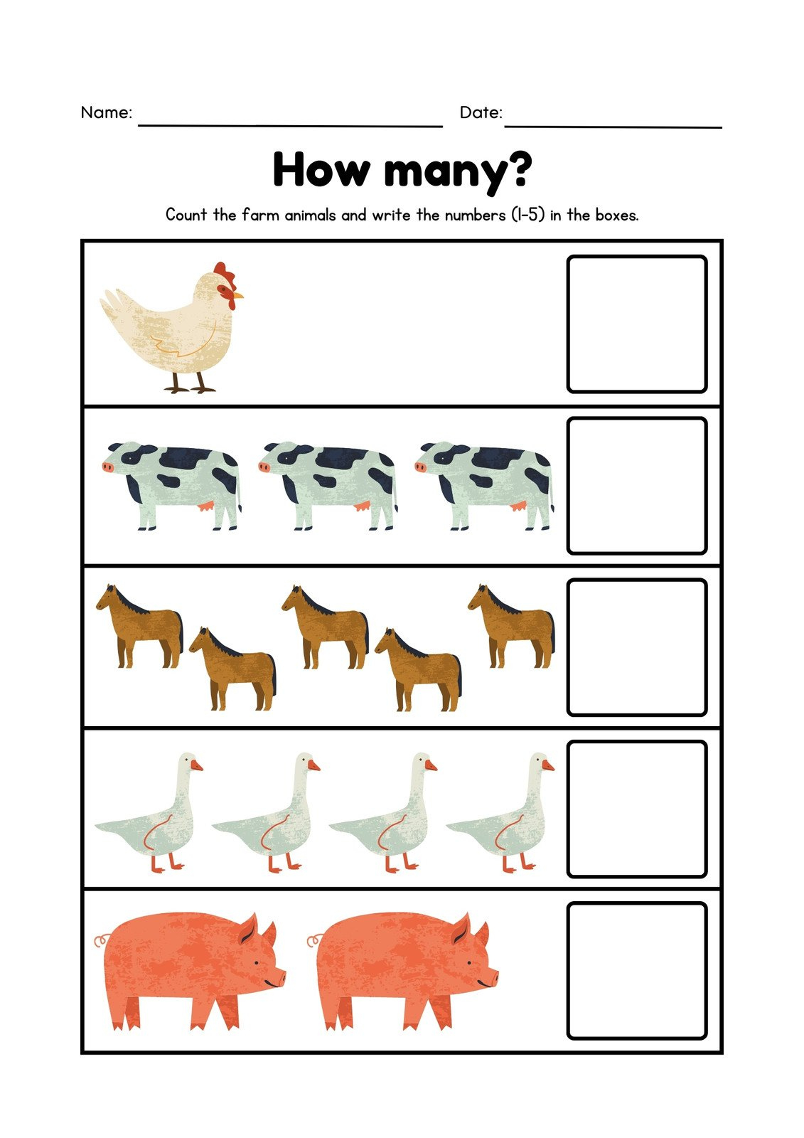 Customize 37+ Kindergarten Math Counting Worksheets Templates pertaining to Animal Counting Worksheet Printable