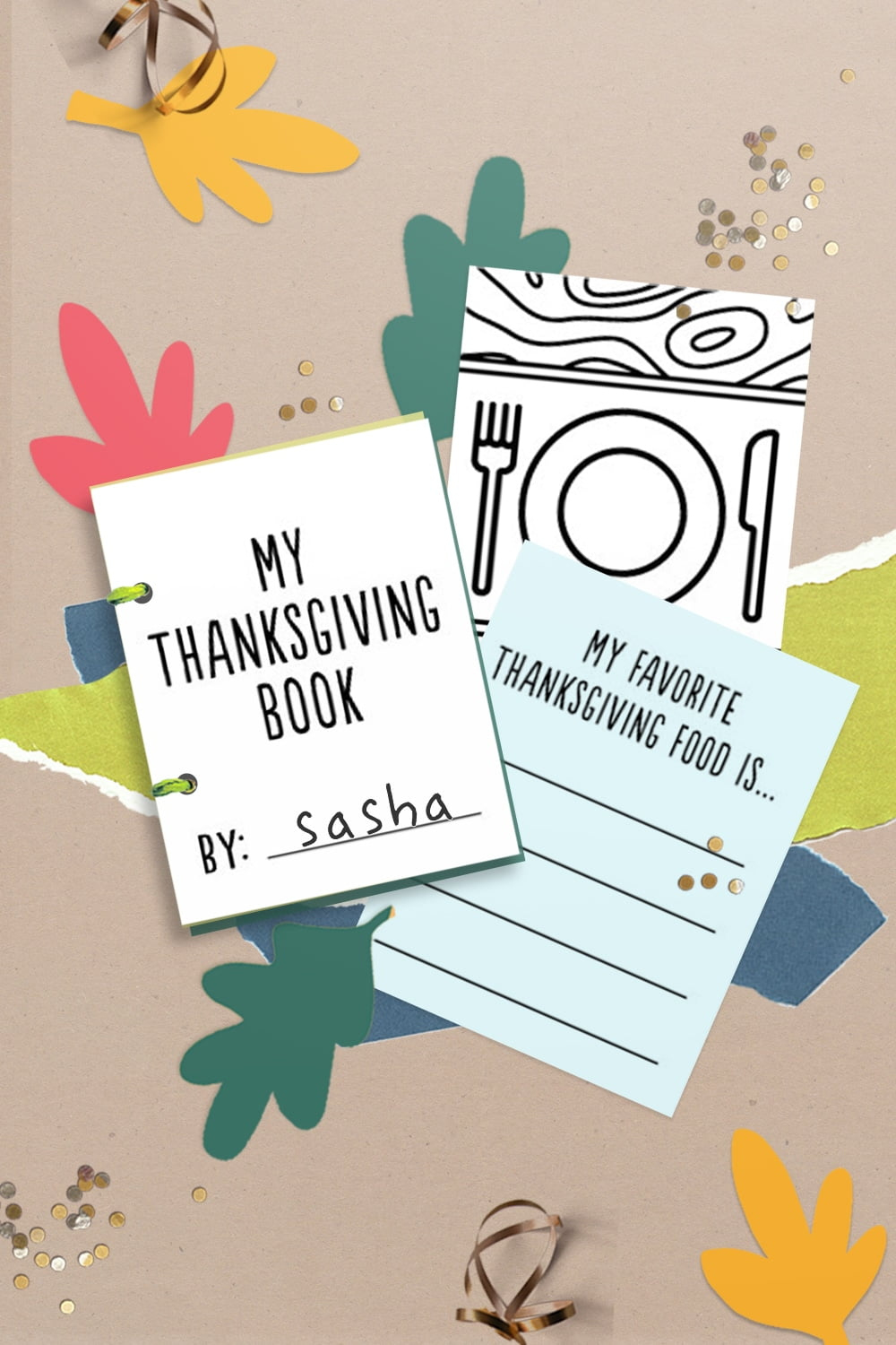 Cute Free Printable Thanksgiving Activity Books For Kids! in Thanksgiving Books For Kindergarten Printable
