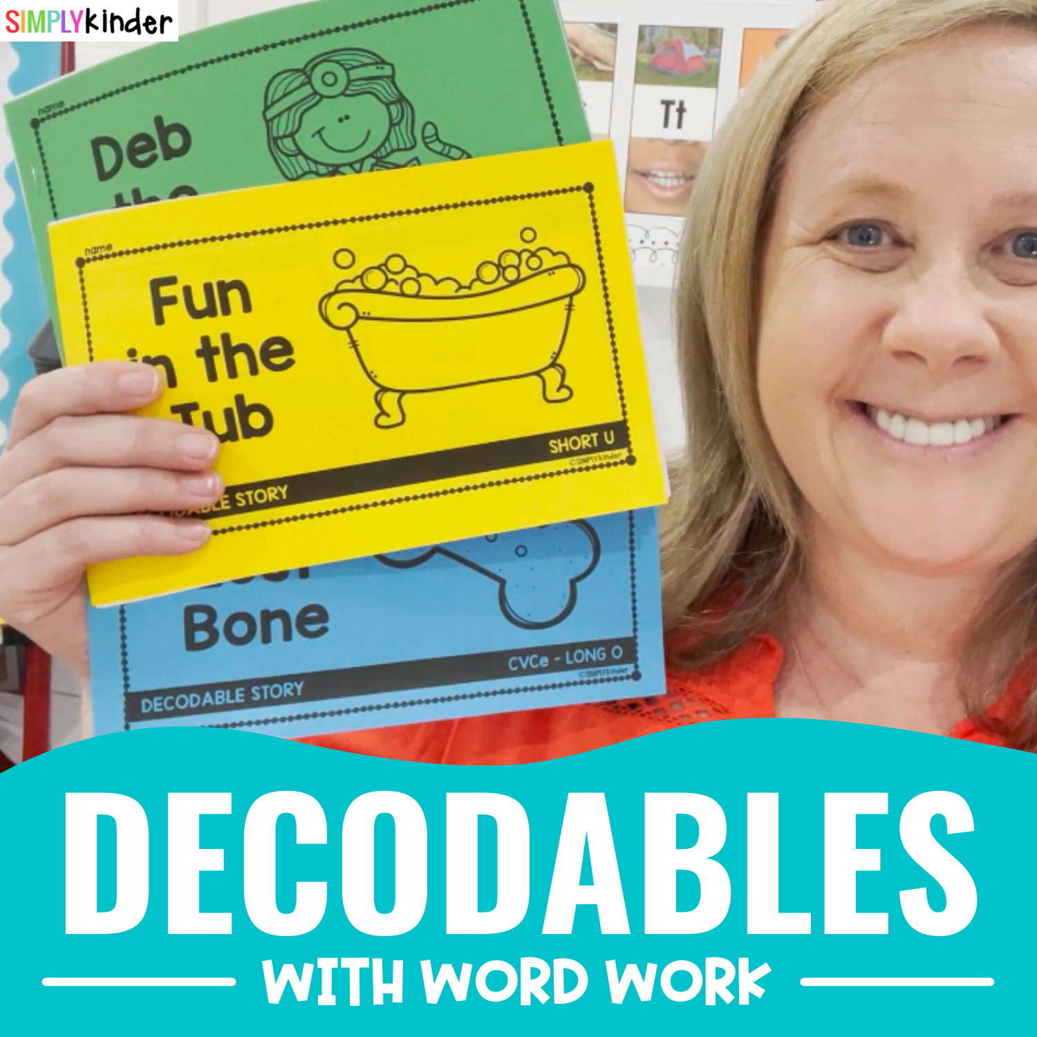 Decodable Readers For Kindergarten - Simply Kinder in Free Printable Decodable Readers