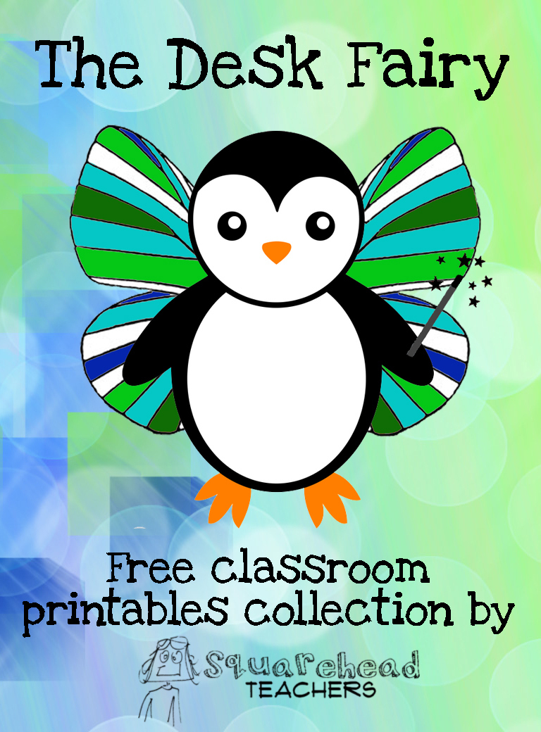 Desk Fairy Printables (Free!) | Squarehead Teachers in Desk Fairy Notes Free Printable