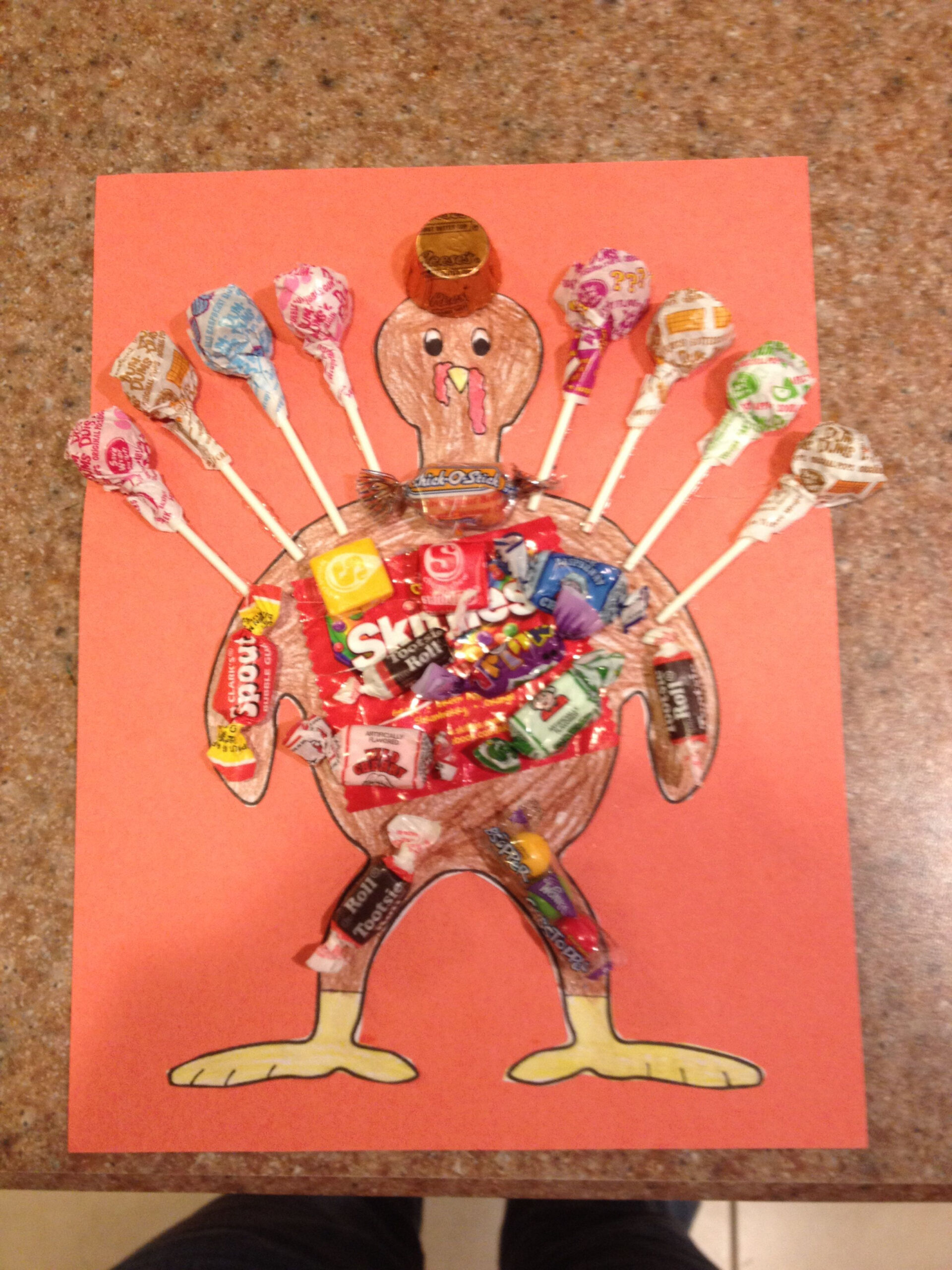 Discover 10 School And Turkey Project Ideas | Disgusting Turkey for Turkey In Disguise Candy