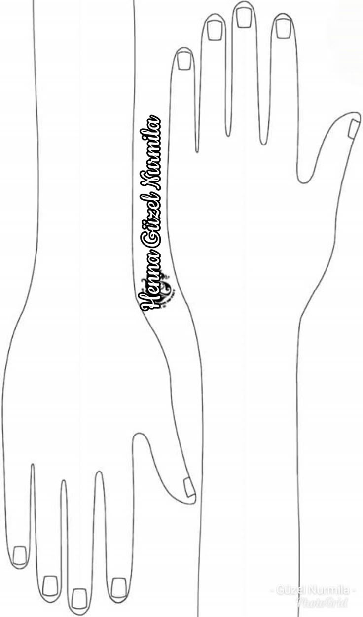 Discover 11 Hand Image And Hand Outline Ideas | Beginner Henna within Printable Hand Template For Henna