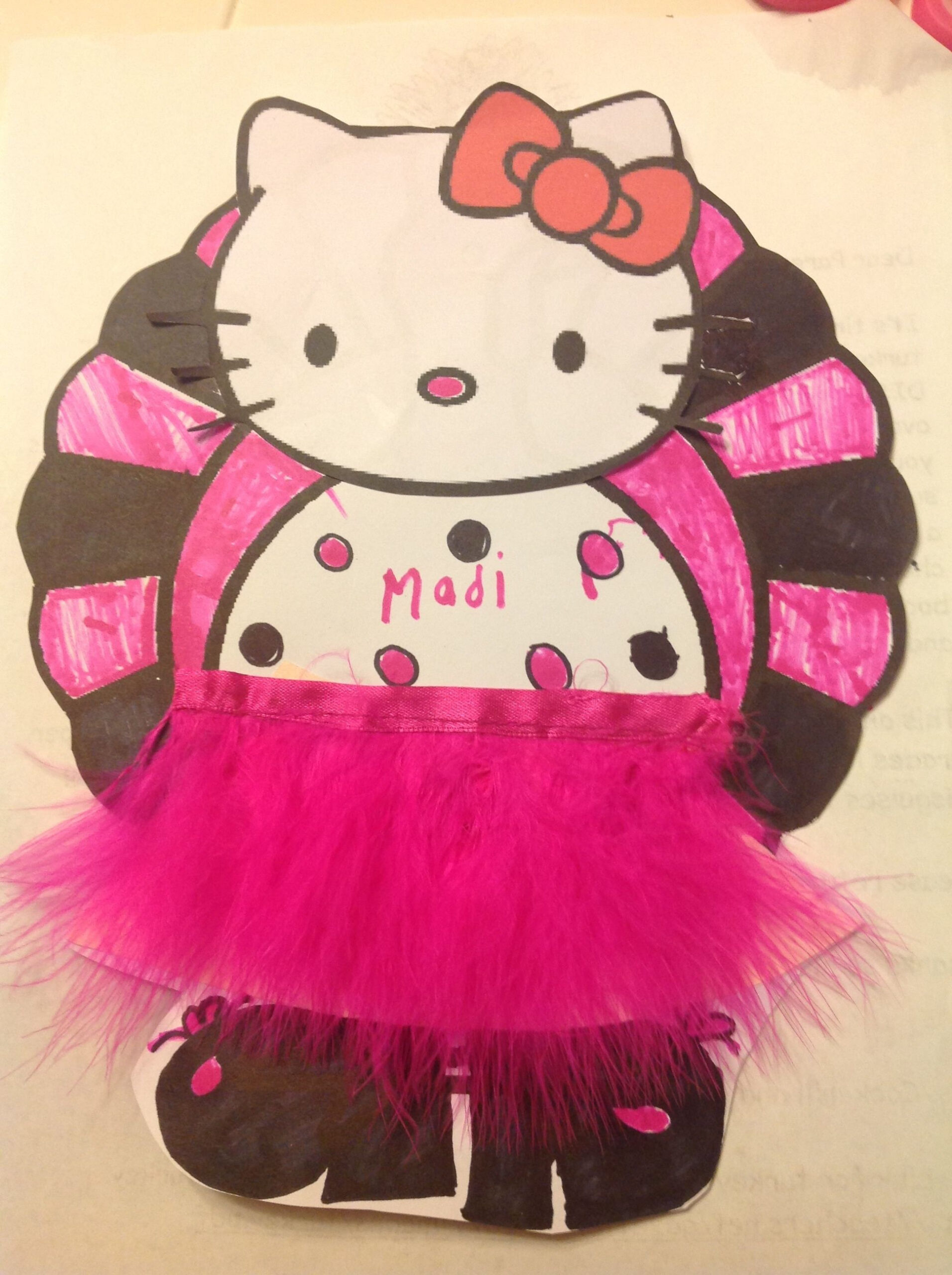 Discover 89 Turkey Disguises And Turkey Project Ideas | Tom Turkey throughout Turkey in Disguise Hello Kitty