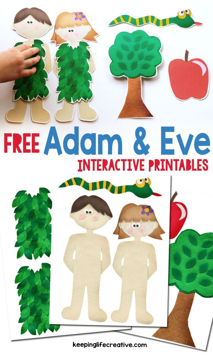Discover 9 Sunday School - Adam And Eve And Adam And Eve Bible with regard to Adam And Eve Printable Craft