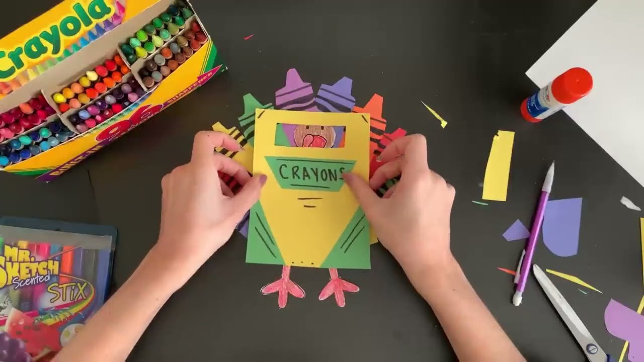 Disguise A Turkey - Art Project for Turkey In Disguise Crayola