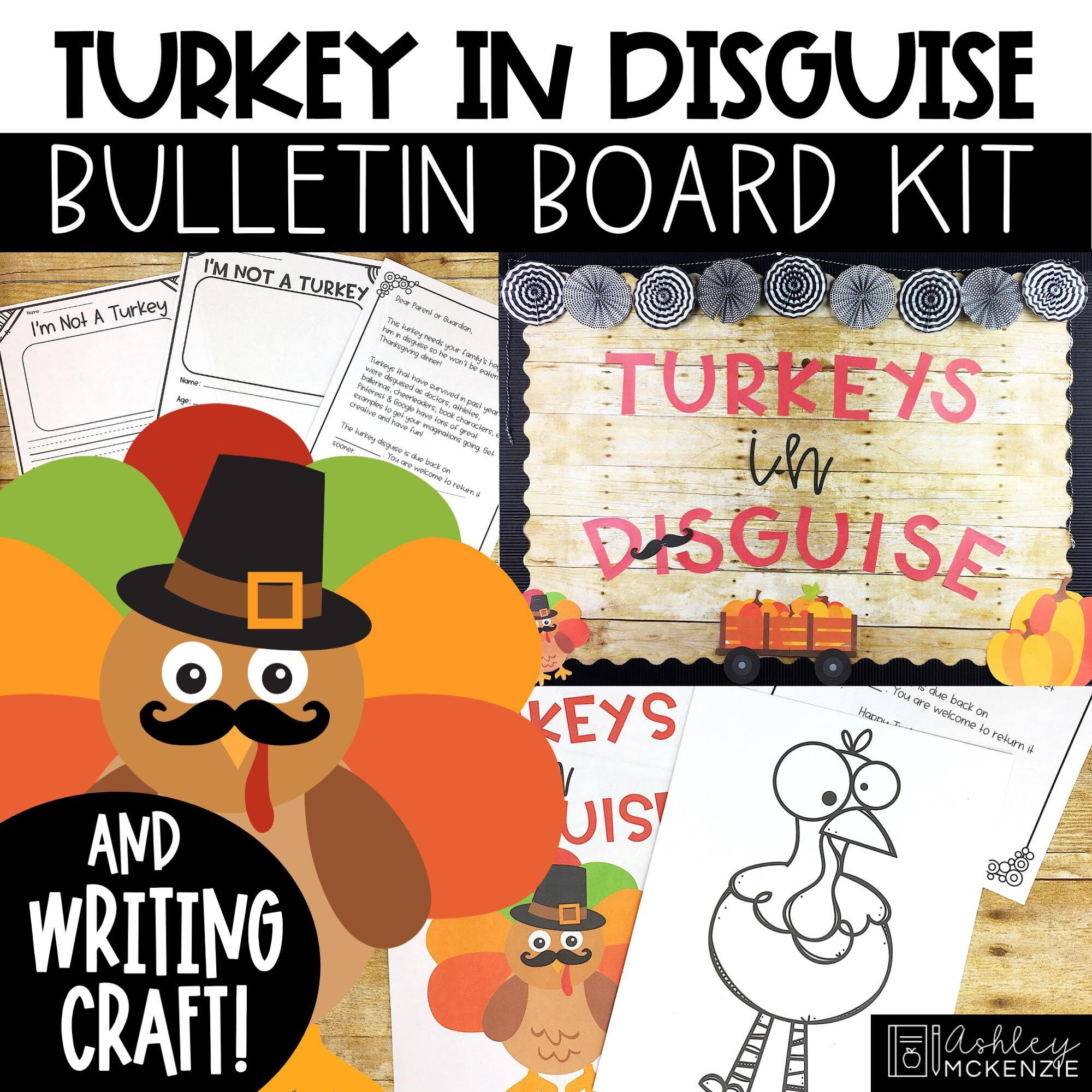 Disguise A Turkey Craft Thanksgiving Bulletin Board November with Turkey In Disguise Bulletin Board Ideas