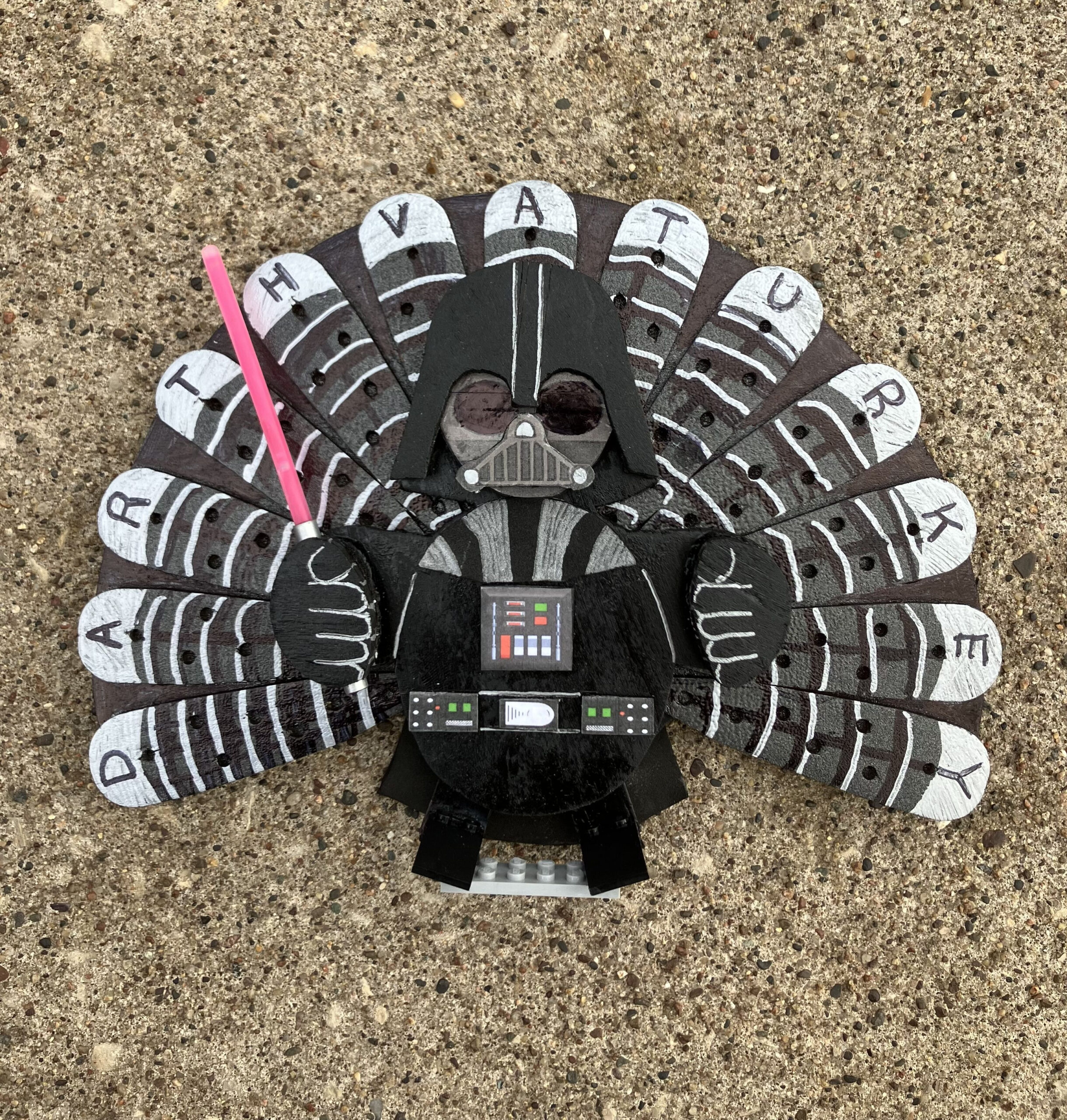 Disguise A Turkey - Darth Vader Darth Vaturkey pertaining to Darth Vader Turkey in Disguise