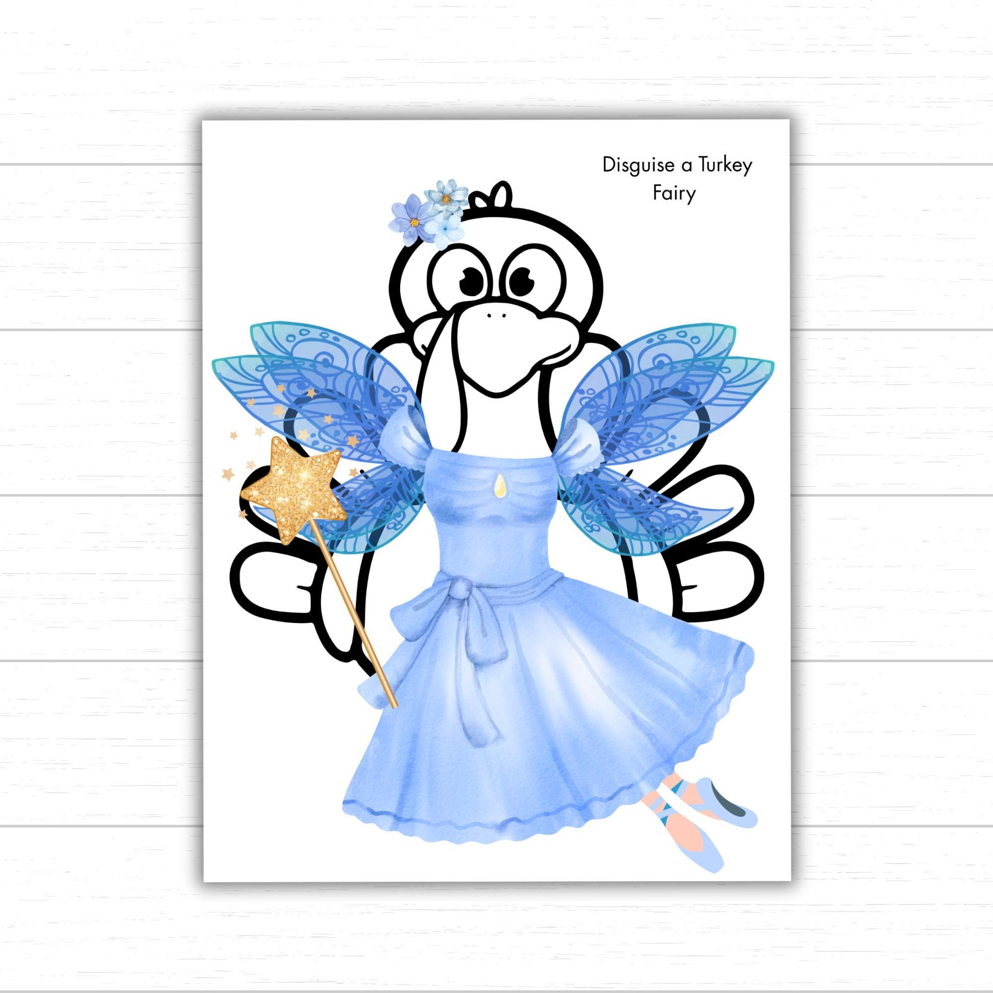 Disguise A Turkey Fairy, Fairy Turkey Disguise, Printable Fairy regarding Turkey in Disguise Fairy