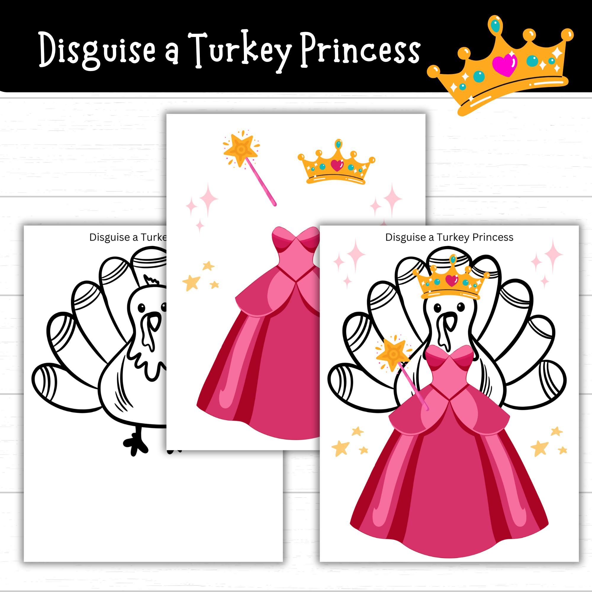 Disguise A Turkey Princess, Turkey In Disguise Princess, Princess pertaining to Turkey Disguise Project Princess