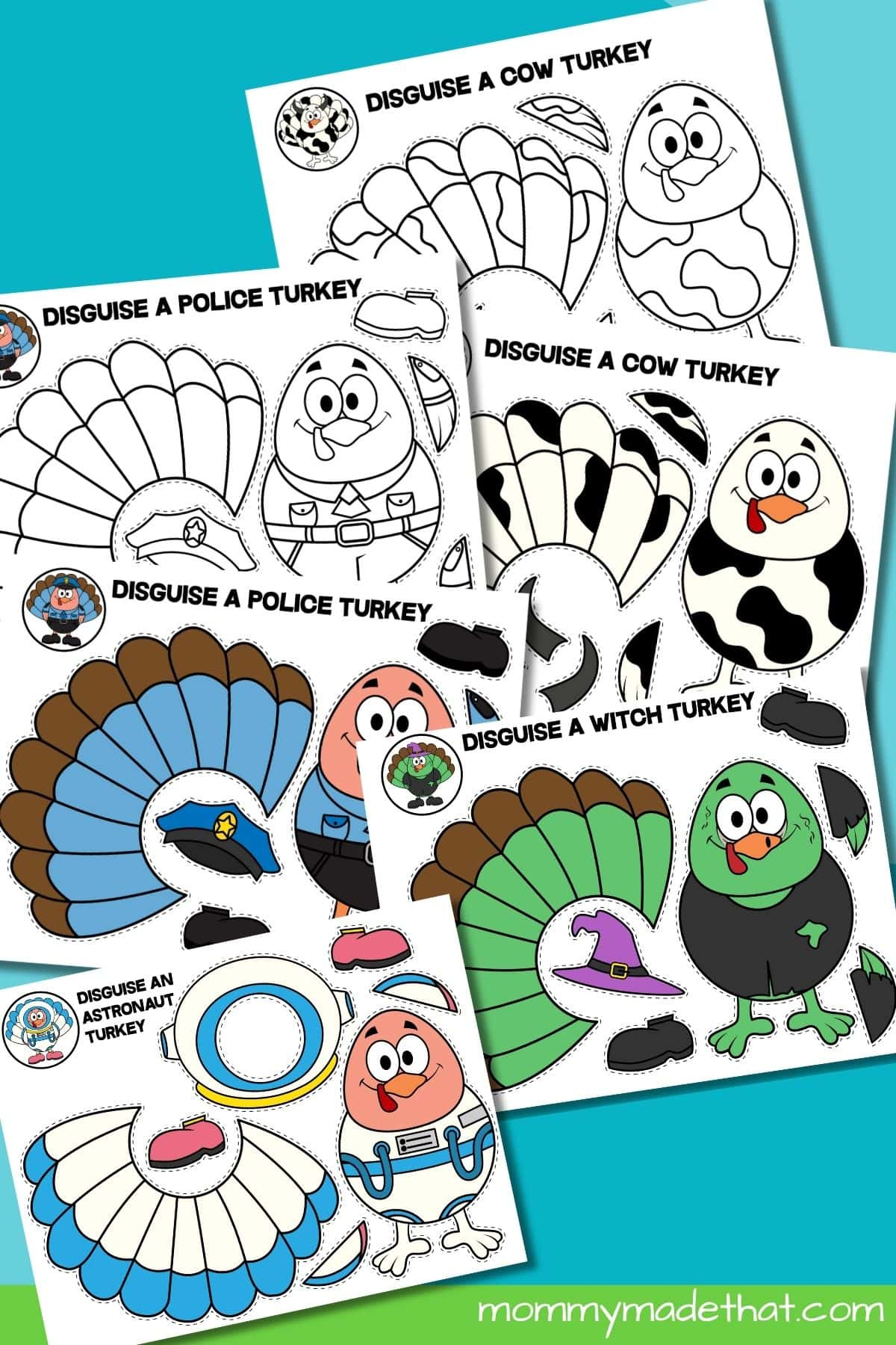 Disguise A Turkey Project (Free Printable Templates + Ideas) intended for Disguise the Turkey Ideas Printable
