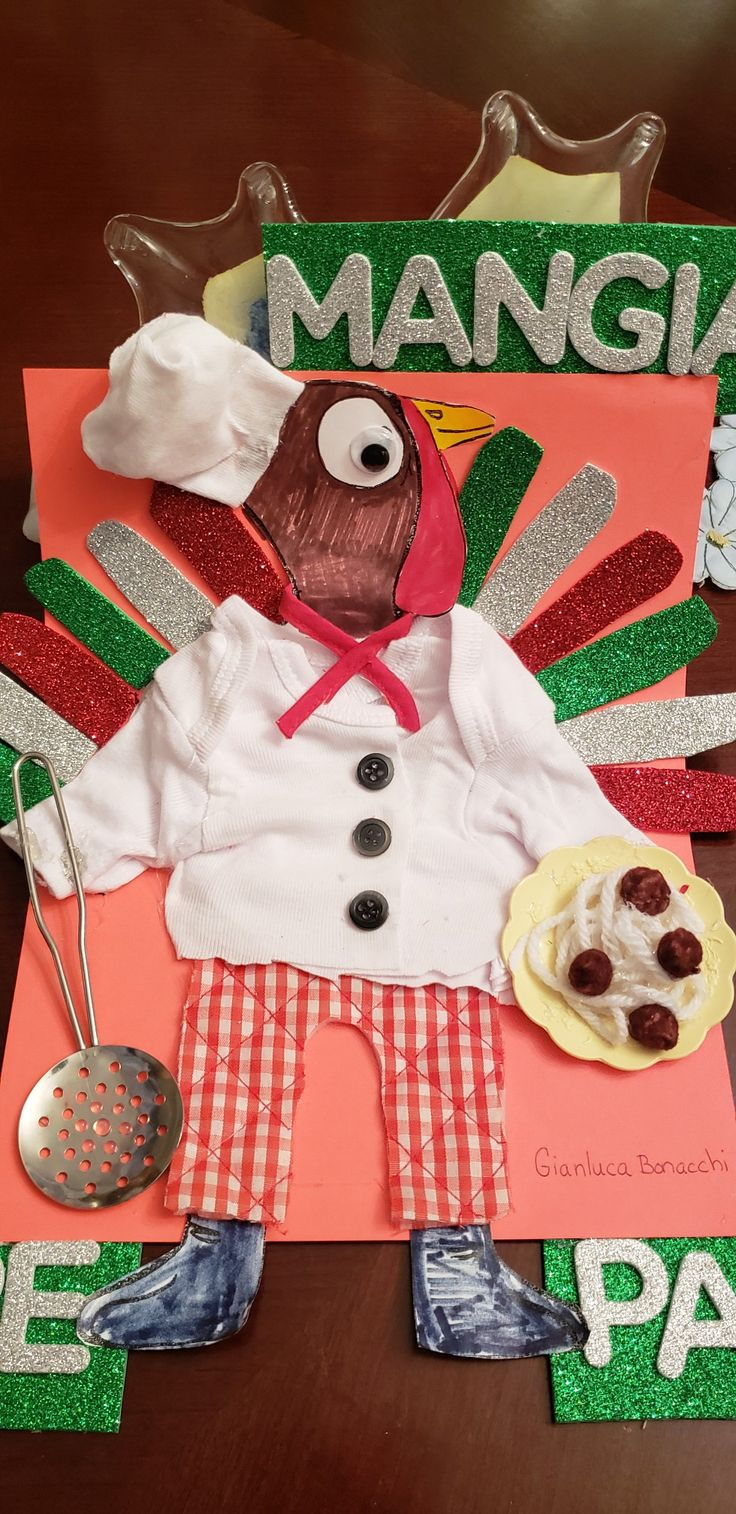 Disguise A Turkey Project - Italian Chef in Turkey In Disguise Chef