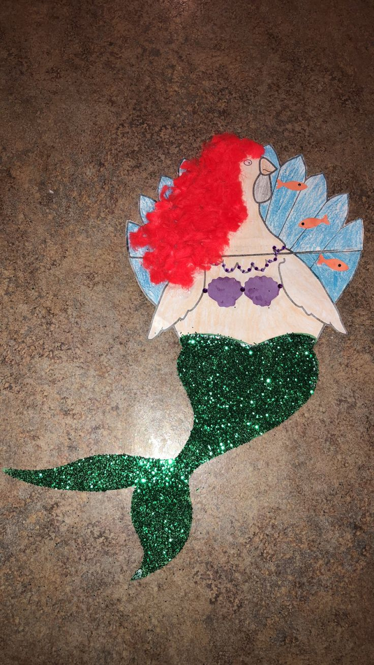 Disguise Turkey Project with regard to Turkey in Disguise Little Mermaid