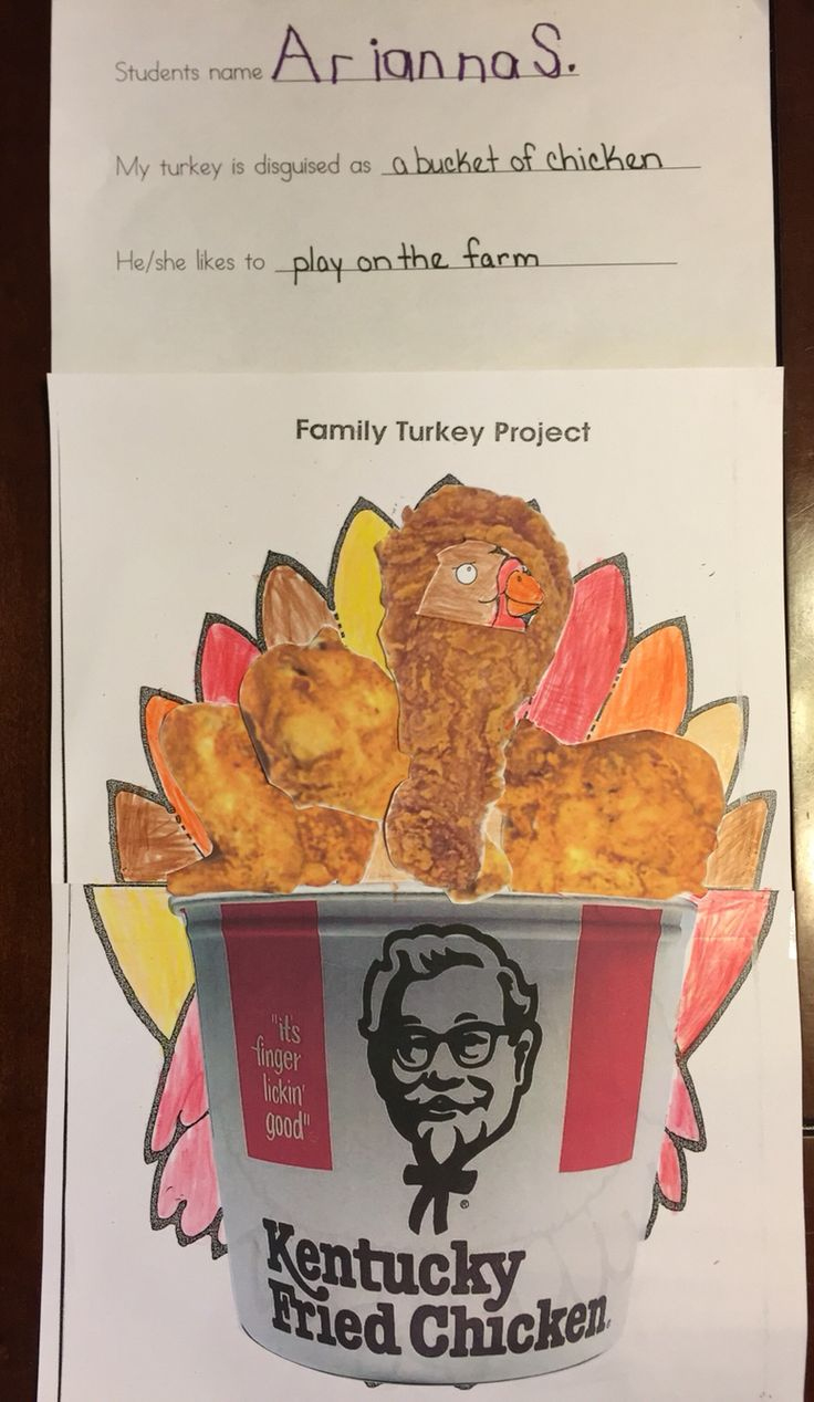 Disguise Your Turkey Project Idea with Turkey Disguised As a Chicken