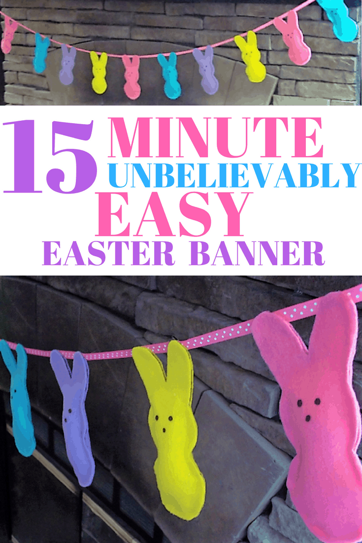 Diy Easter Peeps Decoration + Free Printable Peeps Template with Free Printable Peeps Template