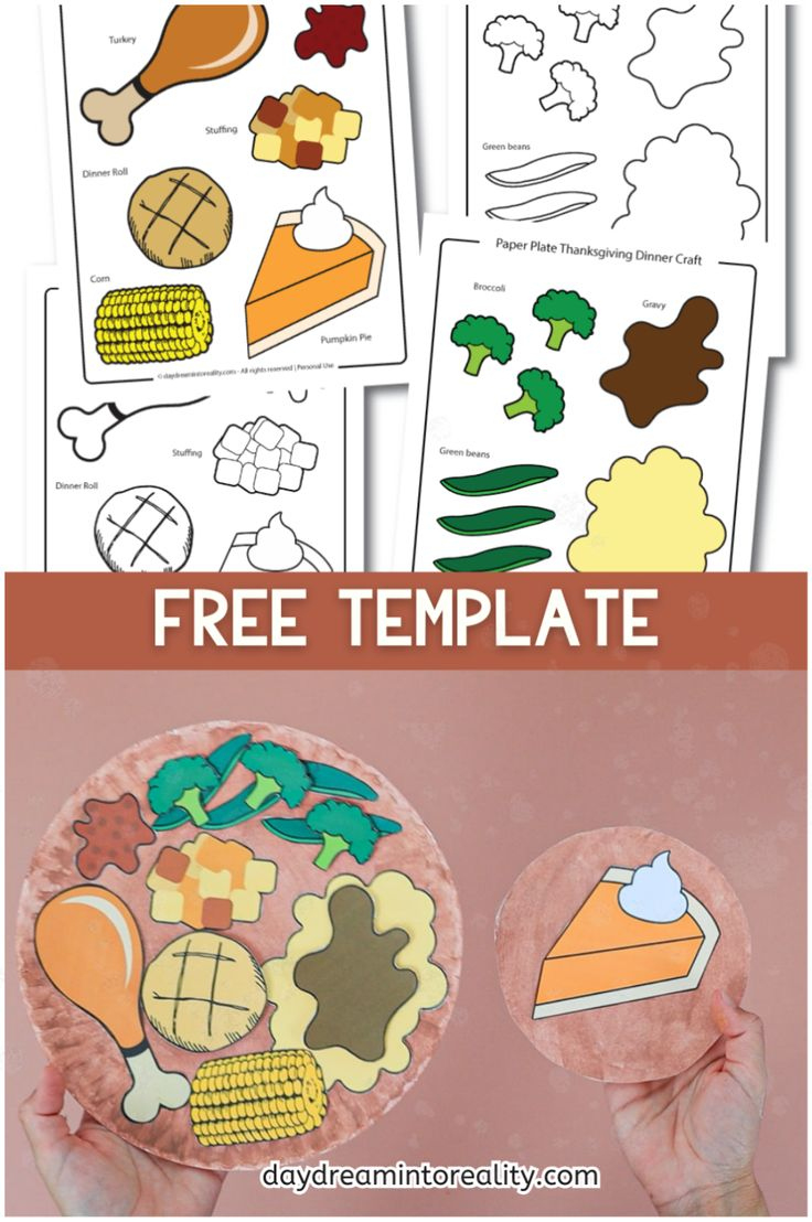 Diy Thanksgiving Paper Plate Craft - Best Kindergarten Activities throughout Printable Thanksgiving Plate Activity