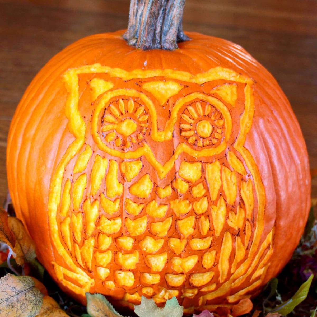 Diy Woodland Owl Pumpkin Carving (Free Stencil Pattern) | Welcome with regard to Printable Thanksgiving Pumpkin Carving Patterns