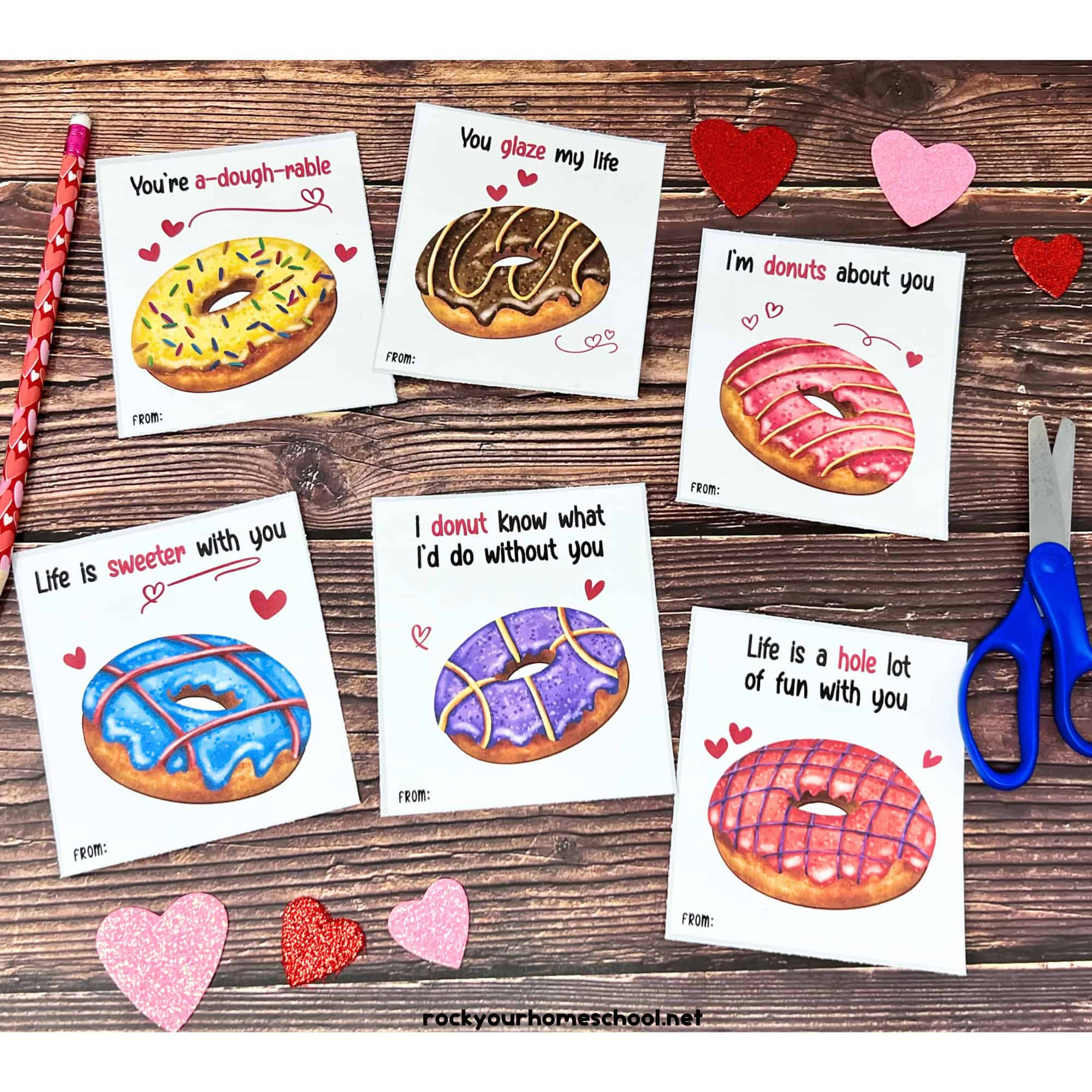 Donut Valentine&amp;#039;S Day Cards For Sweet Ways To Celebrate (Free inside Free Printable Donut Valentine Printable